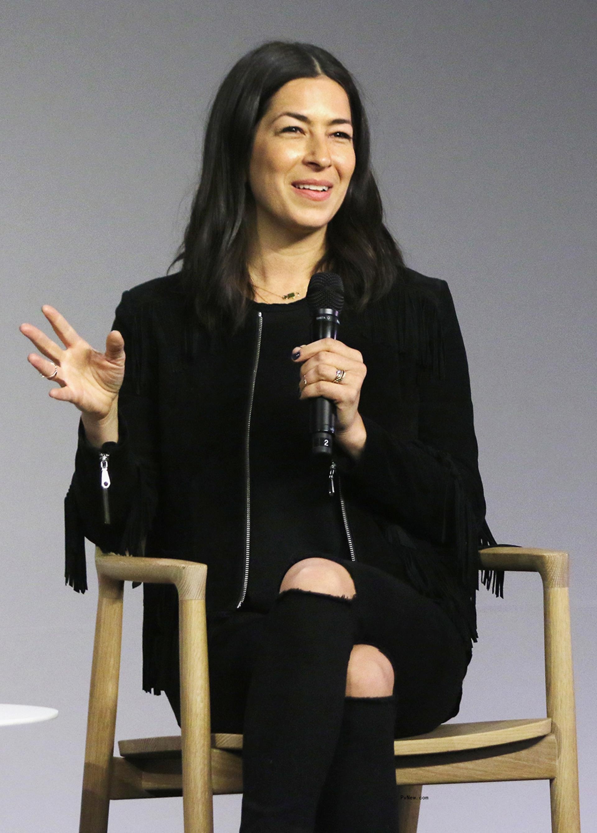 Rebecca Minkoff sitting