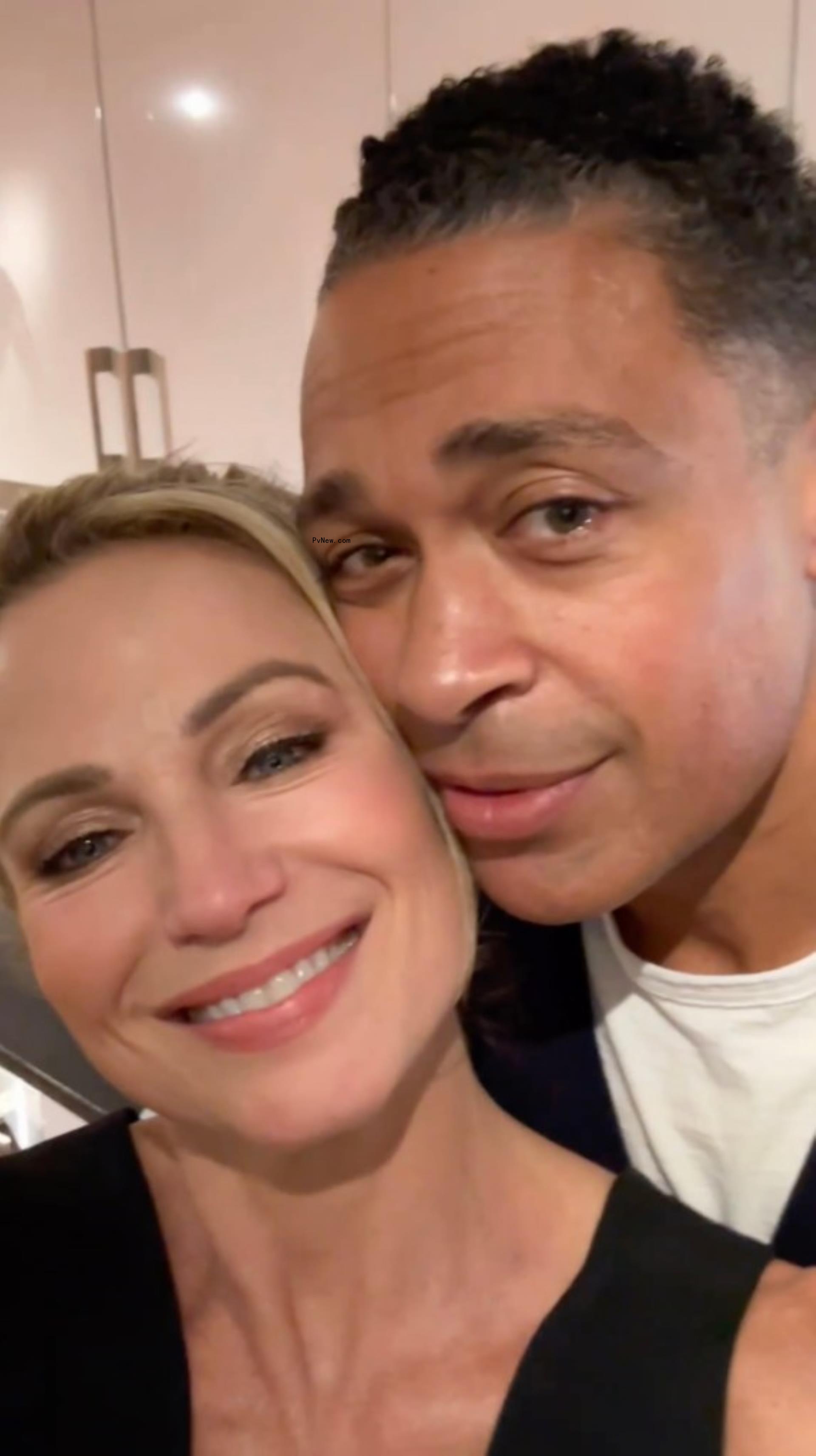 Amy Robah and T.J. Holmes