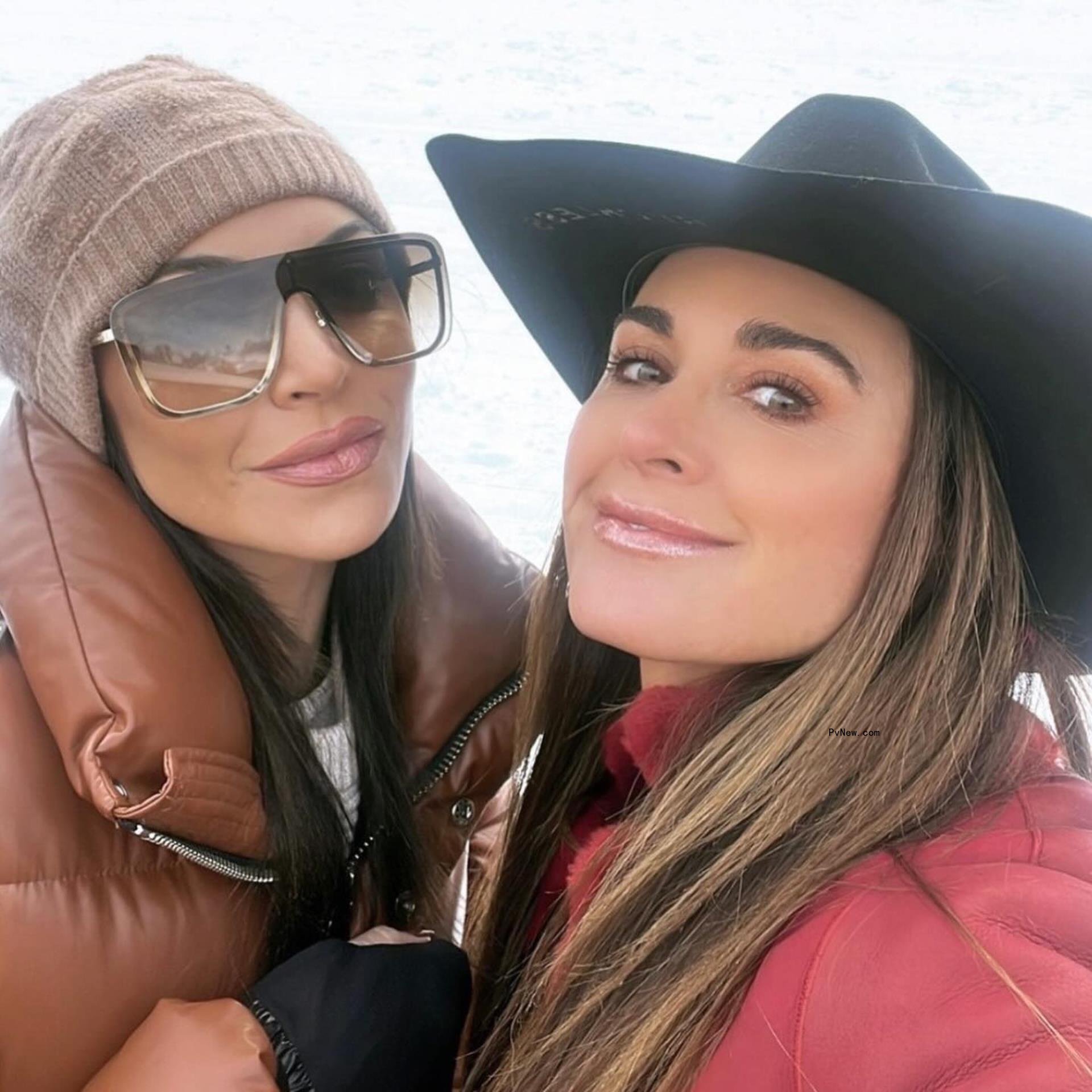 Kyle Richards and her eldest daughter Farrah Aldjufrie.
