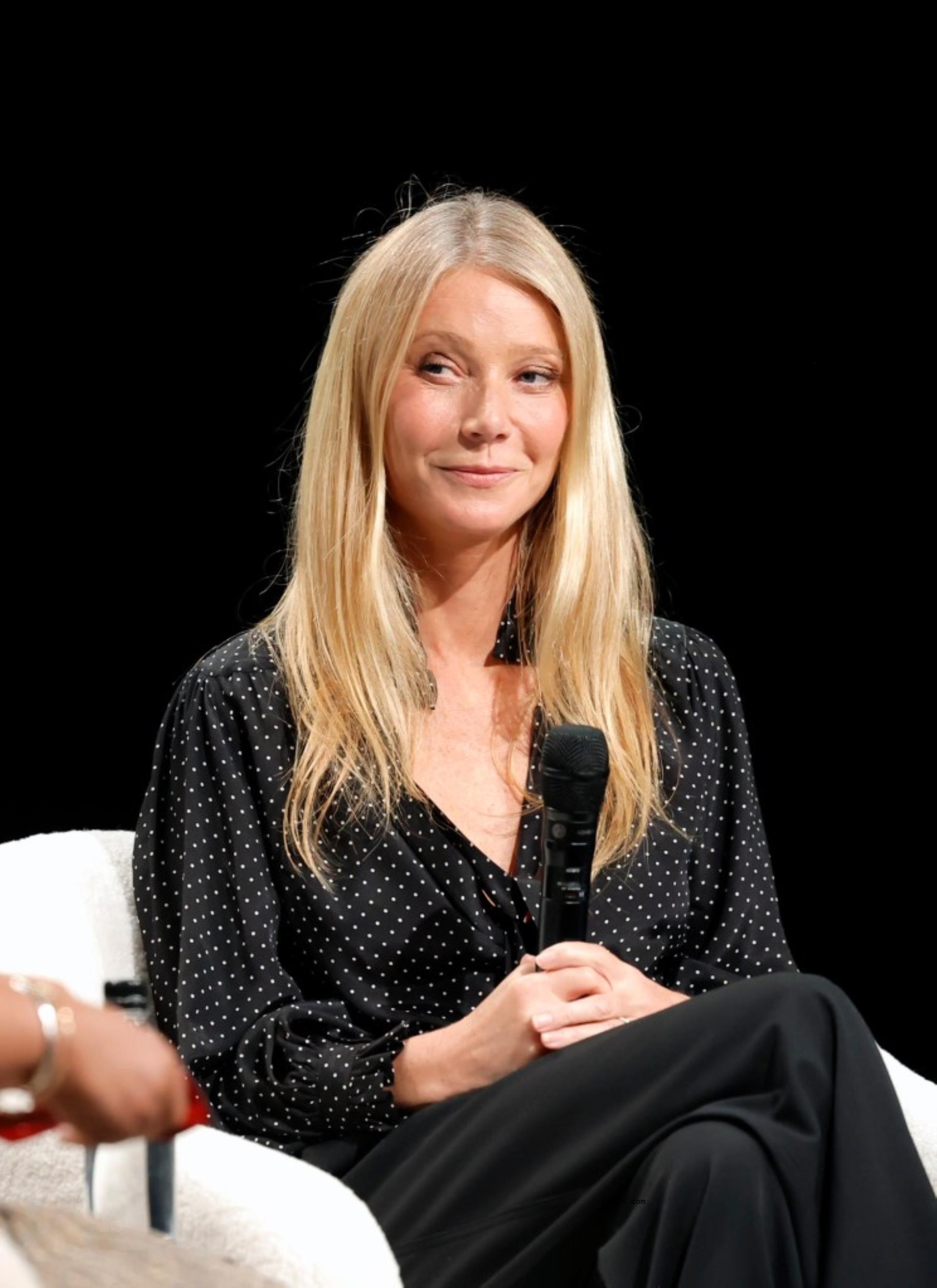 Gwyneth Paltrow on a panel.