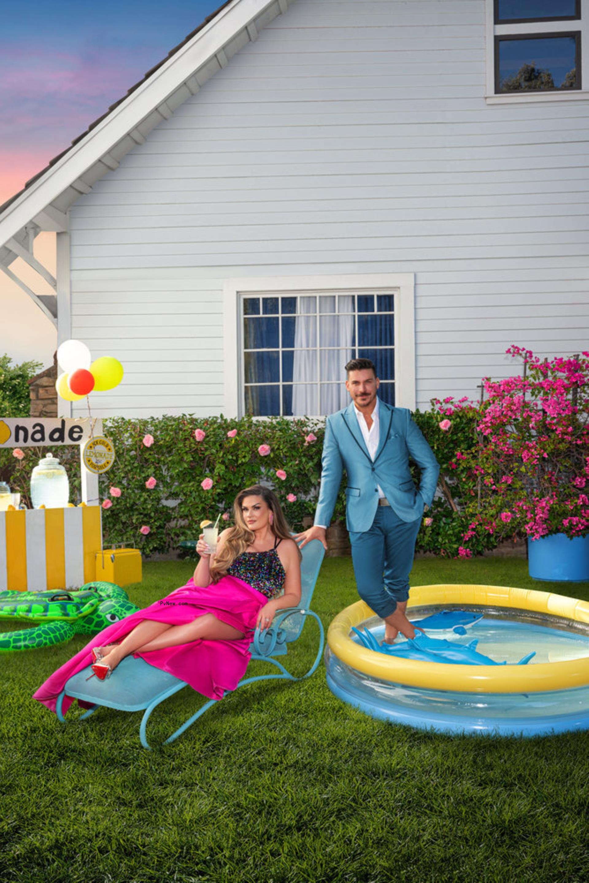 Brittany Cartwright and Jax Taylor posing together