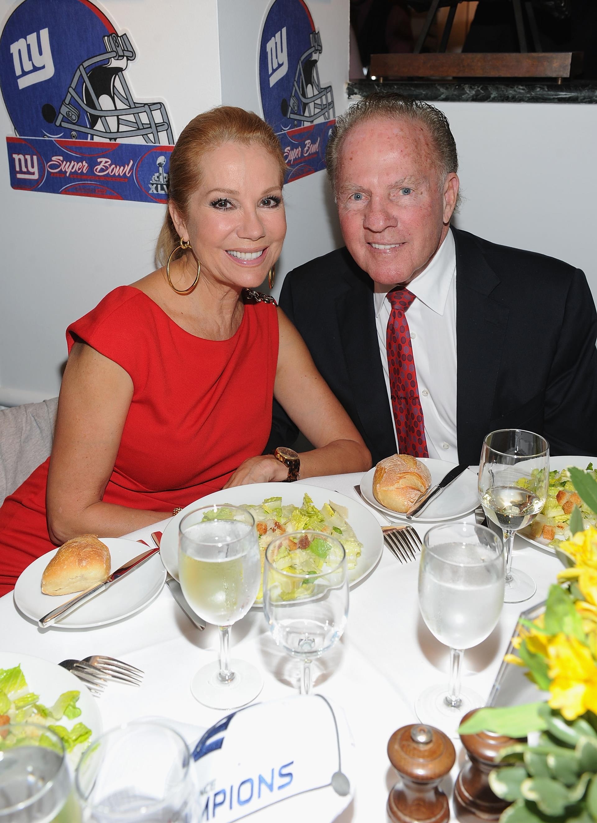 Kathie Lee Gifford and Frank Gifford posing together