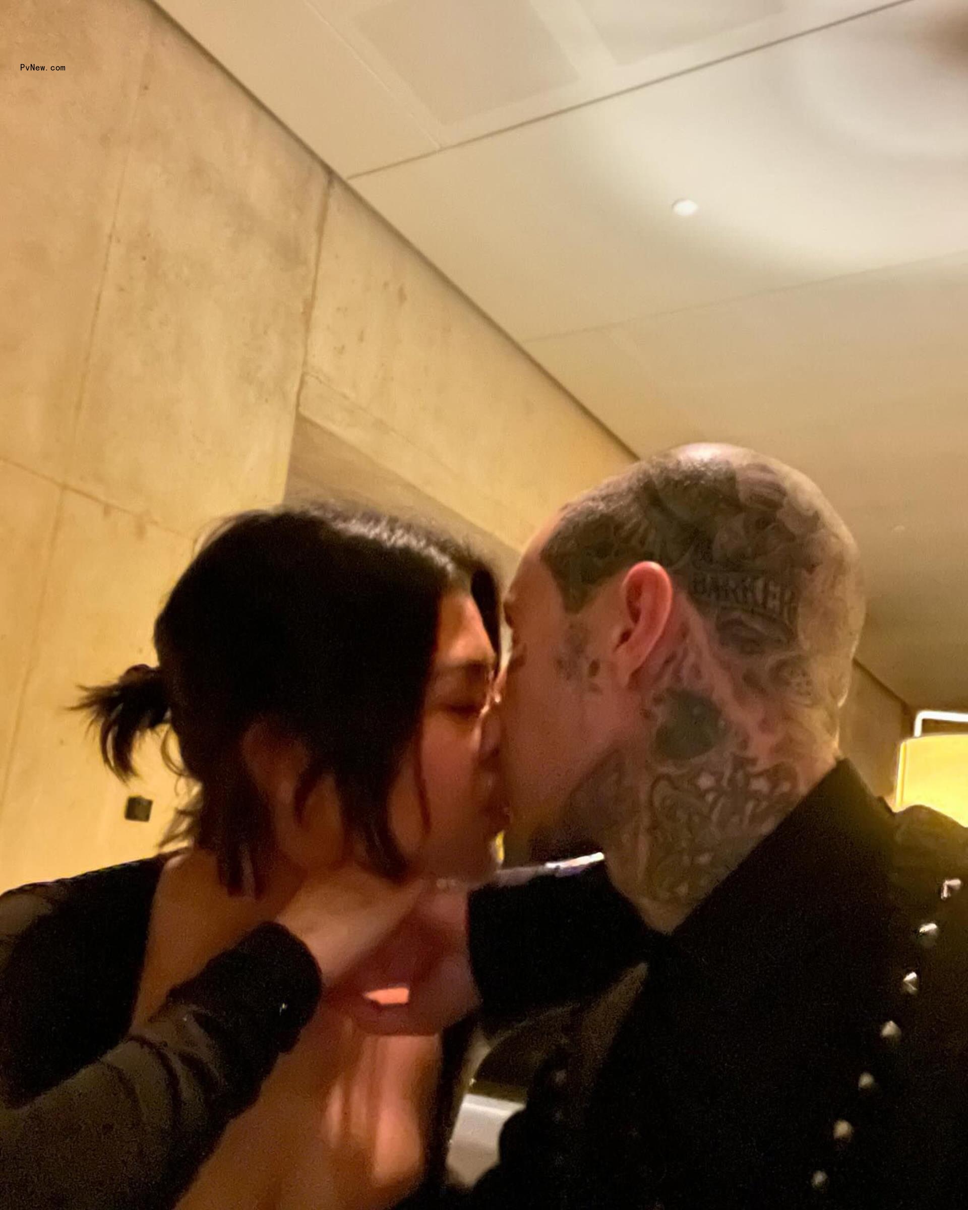 Kourtney Kardashian and Travis Barker
