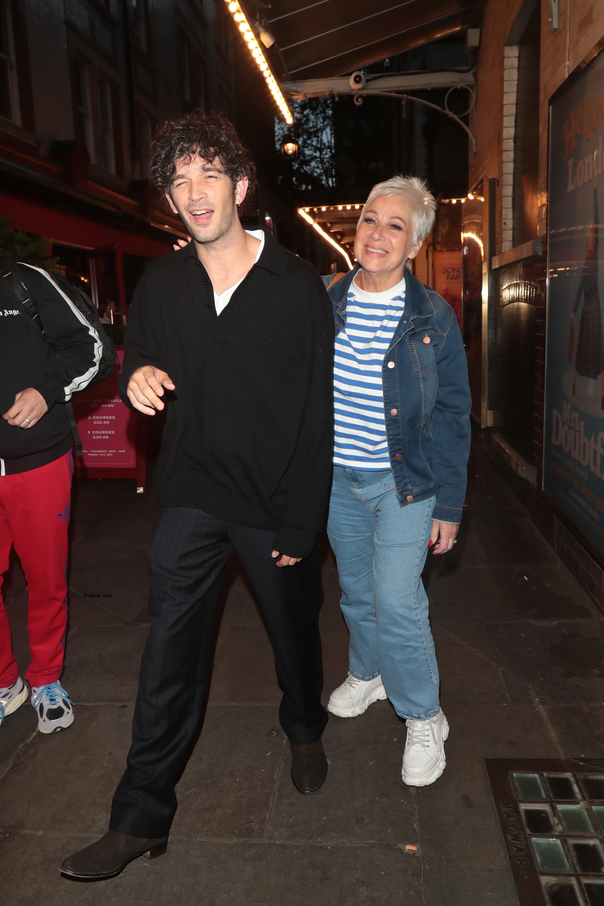 Matty Healt and Denise Welch.