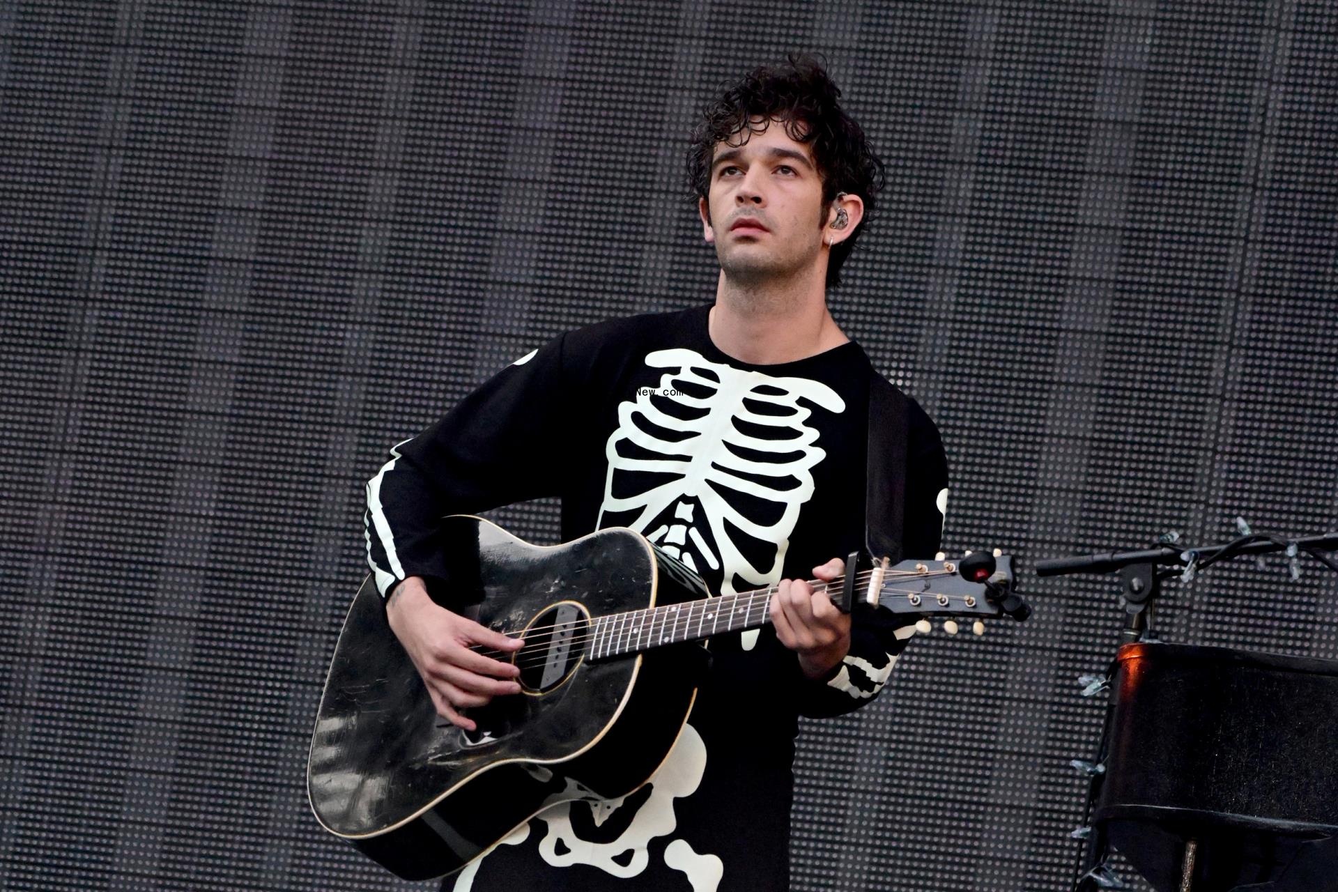 Matty Healy performing in 2023.