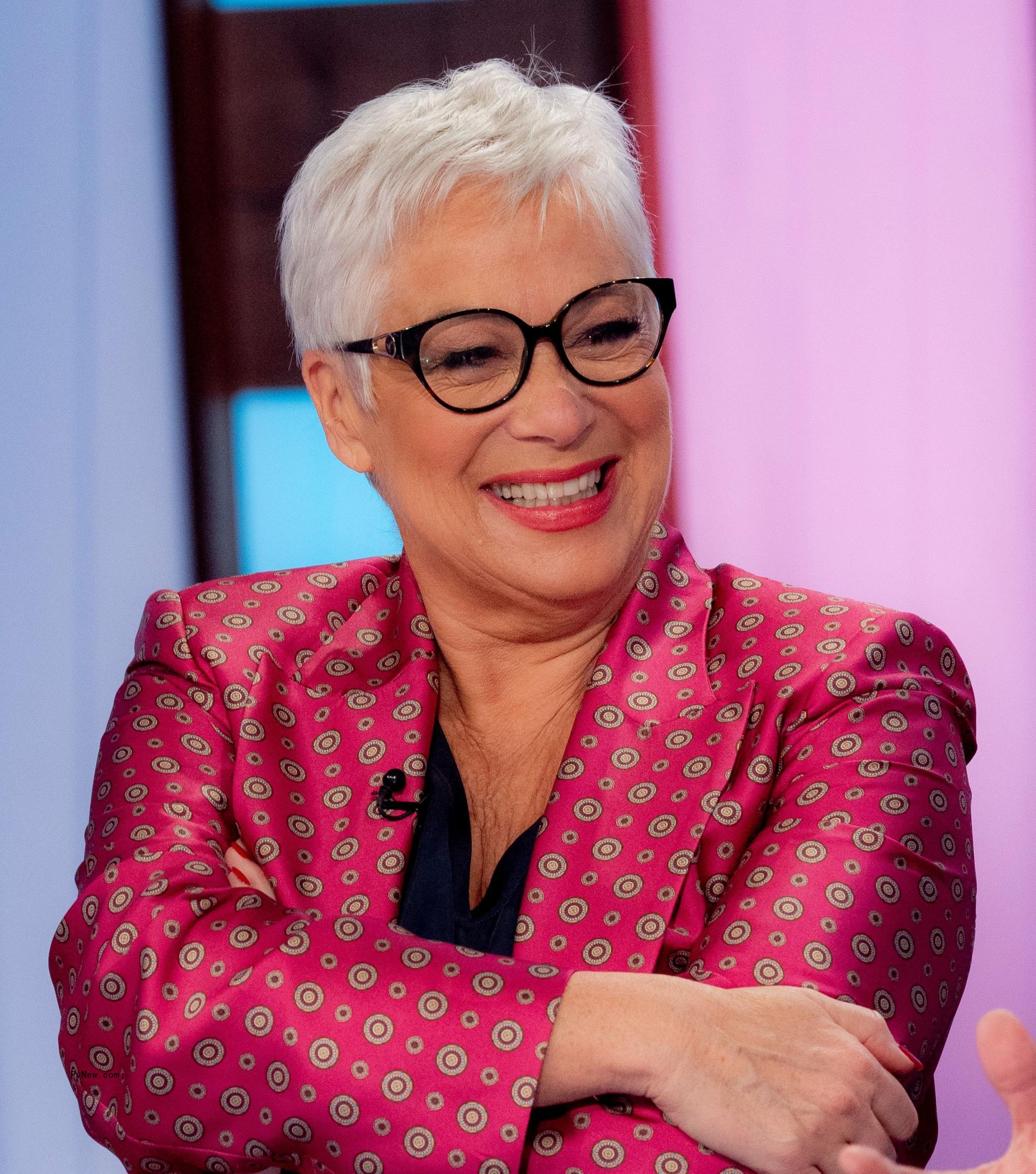 Denise Welch on her talk show,