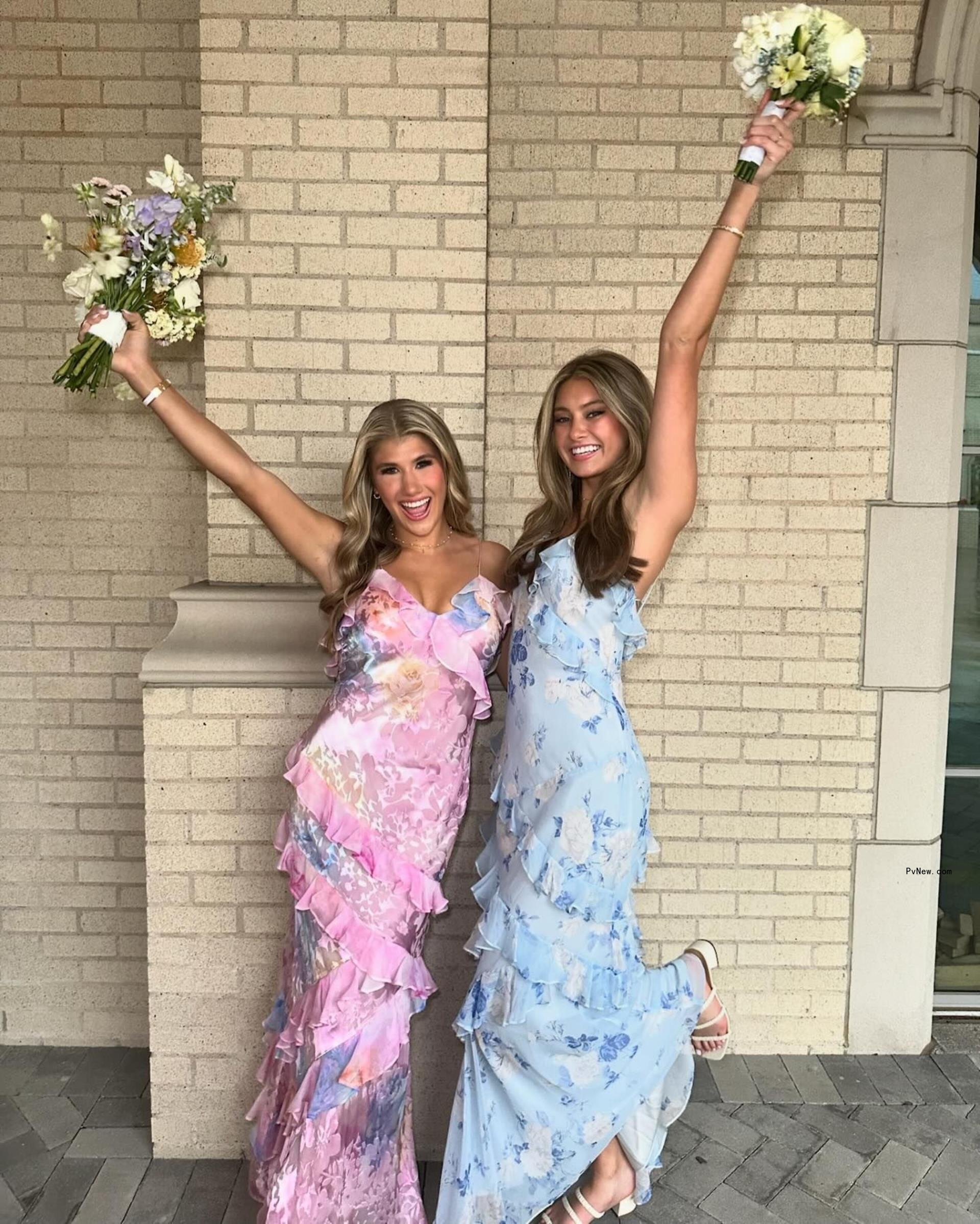 Ava Hunt and a friend.