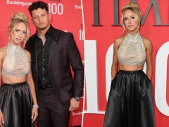 Brittany Mahomes flaunts her toned figure during date night with husband Patrick at Time100 Gala