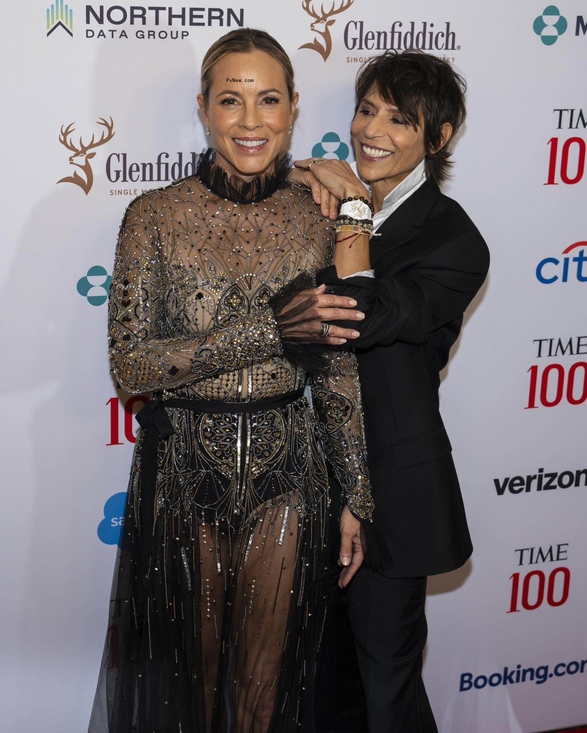 Maria Bello and Dominique Crenn.