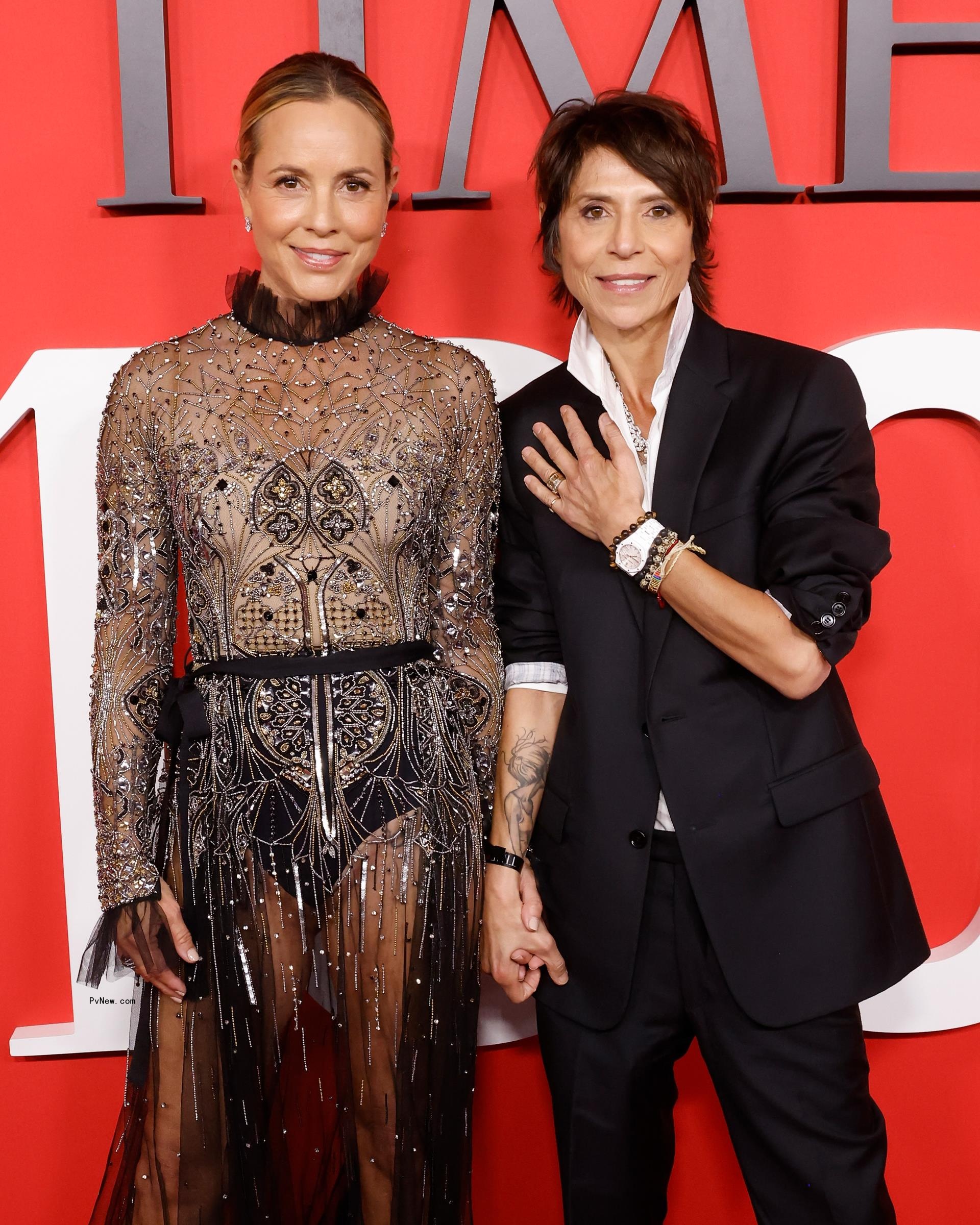 Maria Bello and Dominique Crenn.