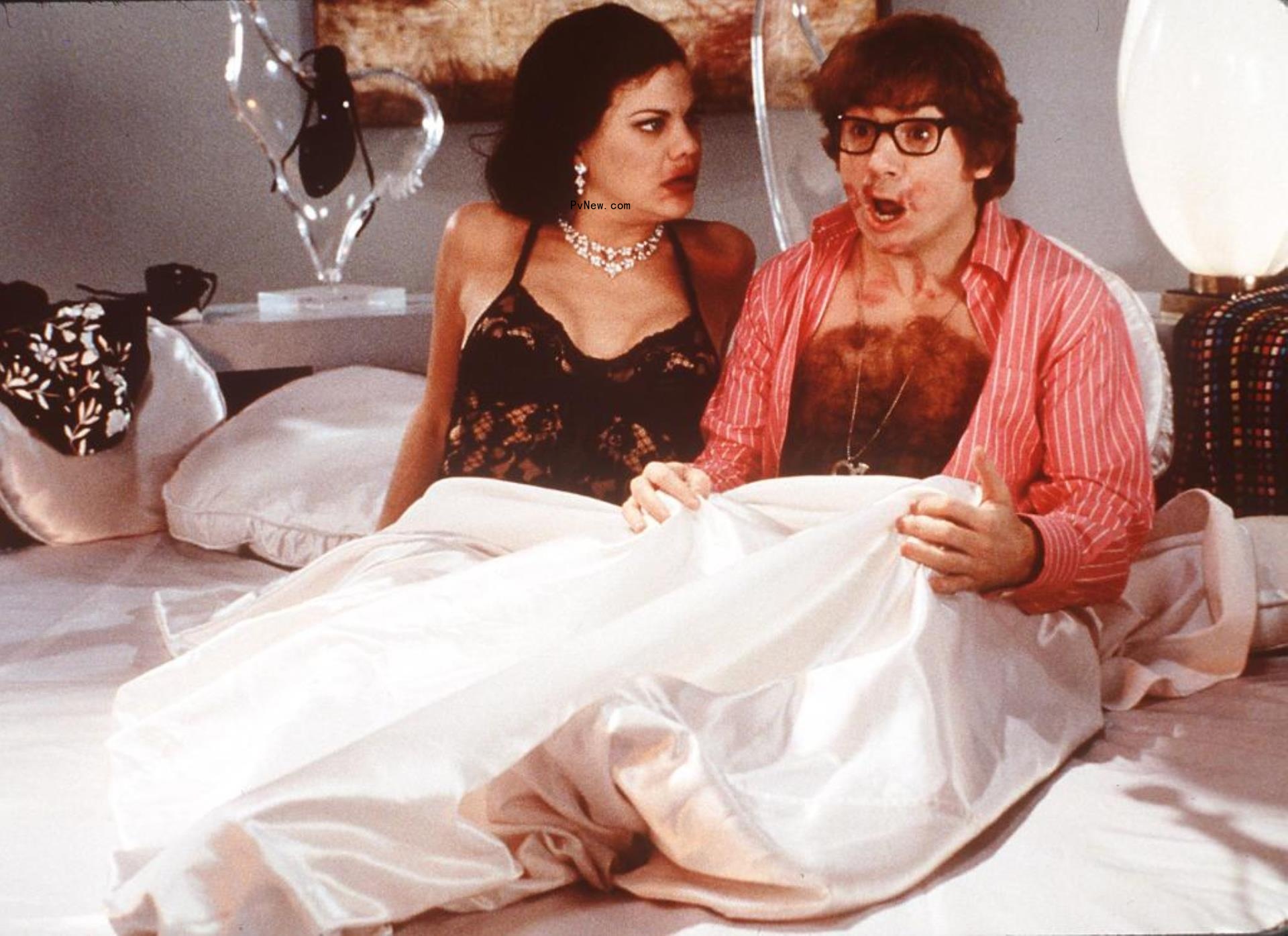 Mike Myers as Austin Powers.
