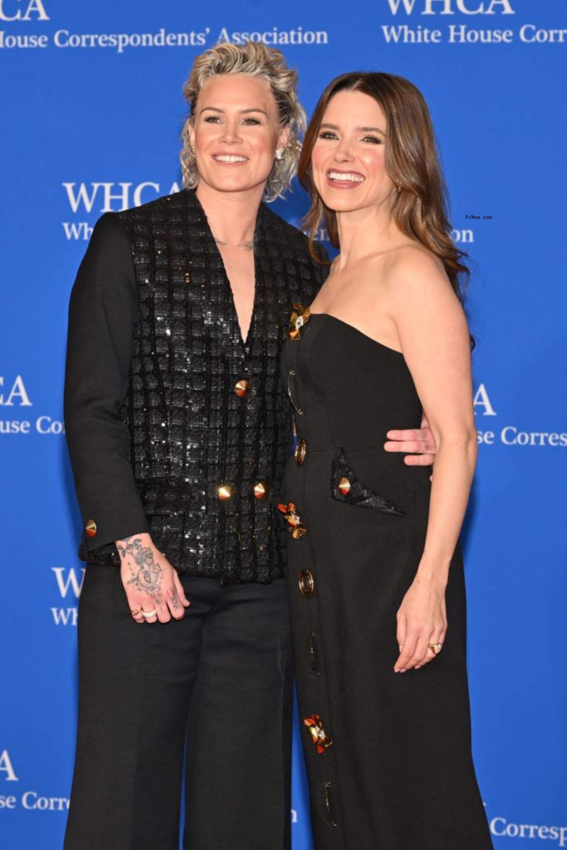 Ashlyn Harris and Sophia Bush red carpet photos