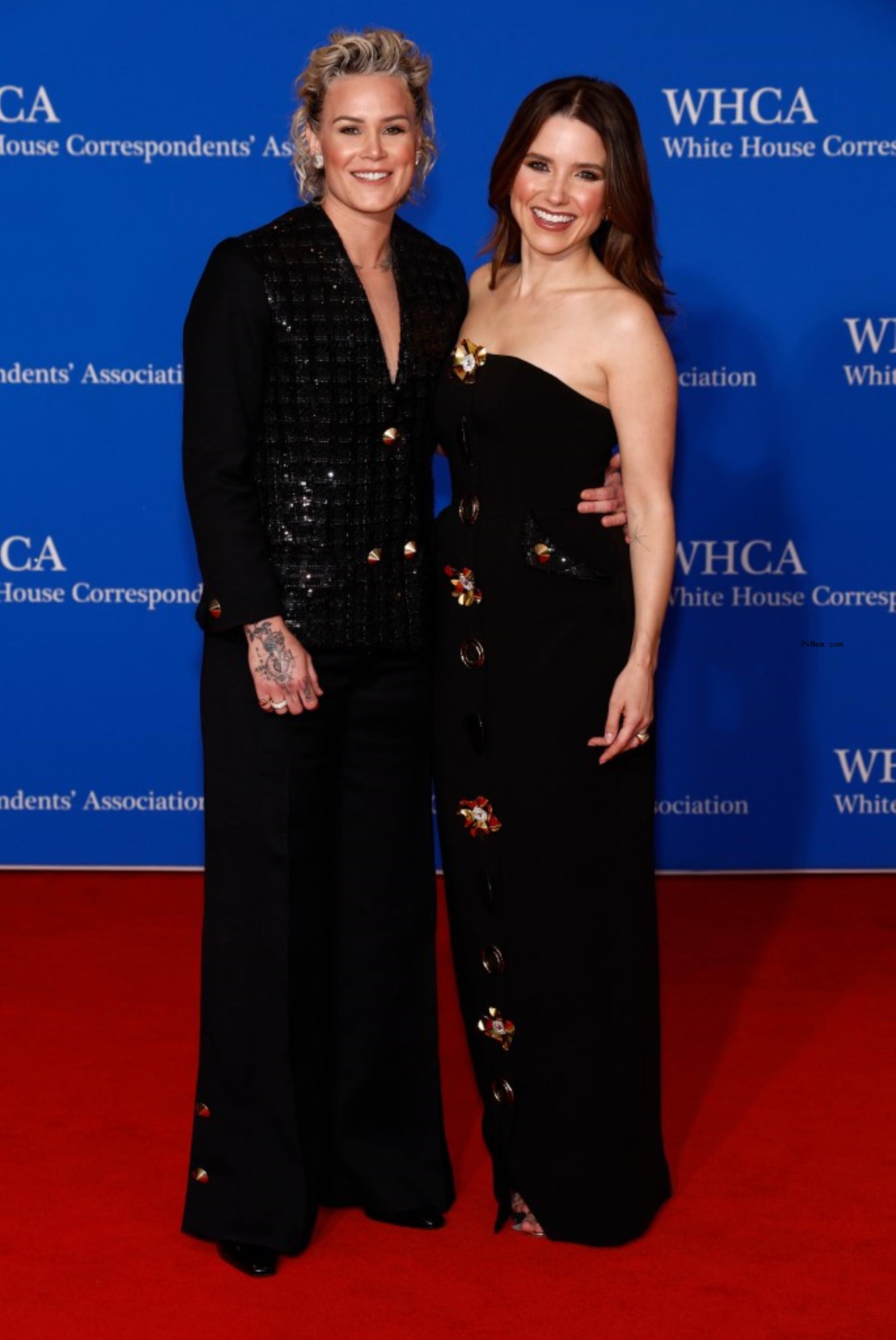 Ashlyn Harris and Sophia Bush red carpet photos