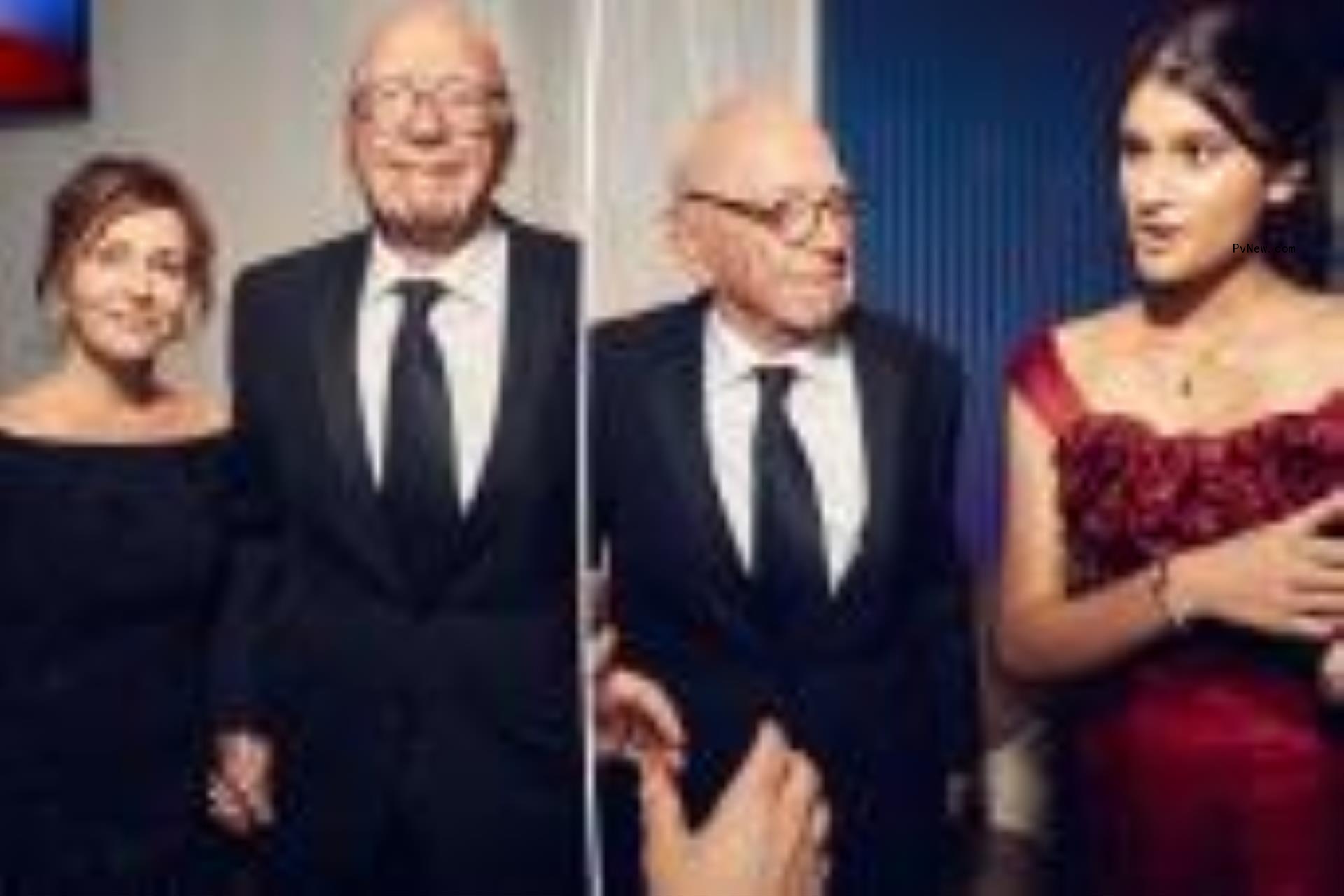 Rupert Murdoch, Elena Zhukova and Sia Godika