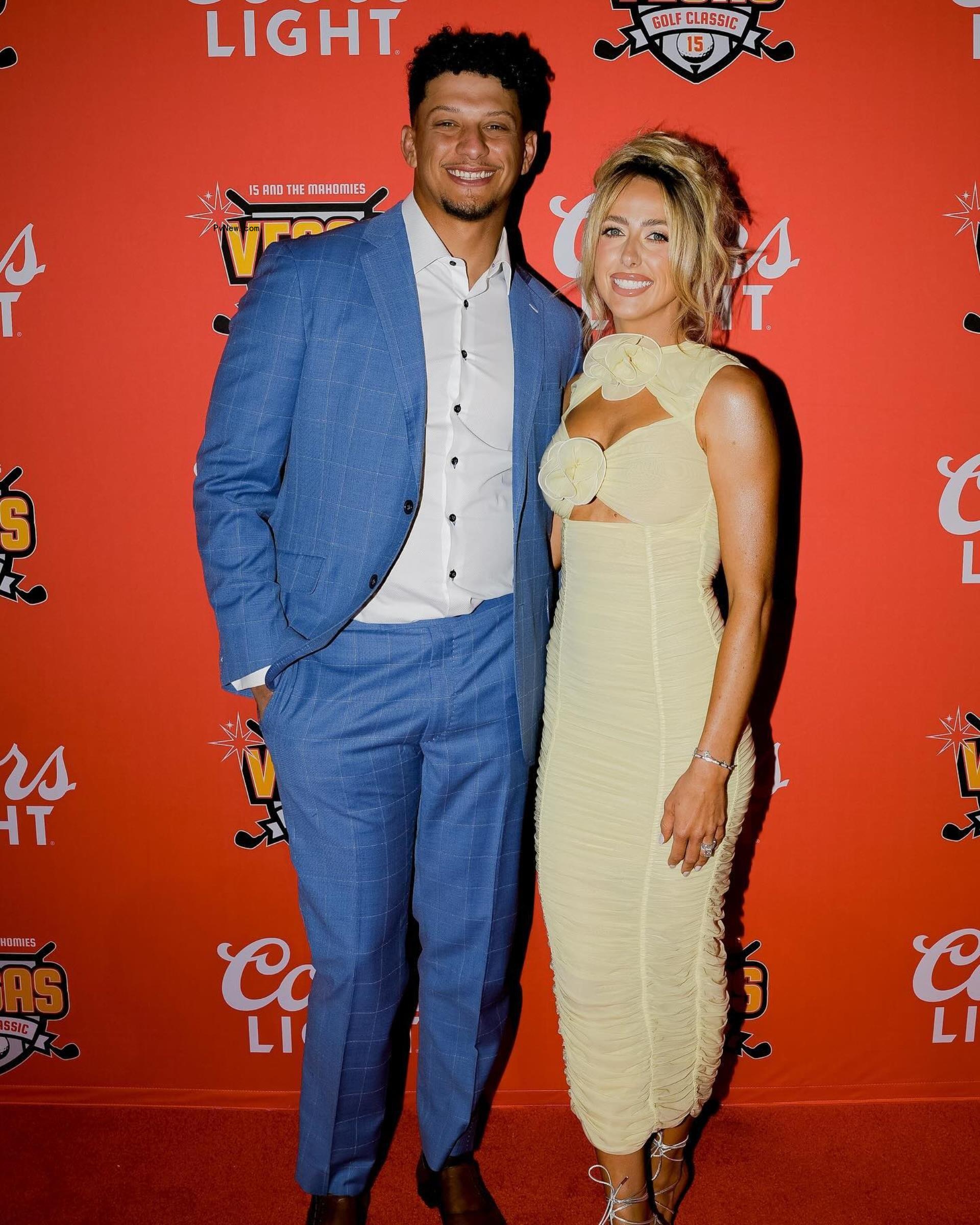 Brittany and Patrick Mahomes at the 15 and the Mahomies Gala.