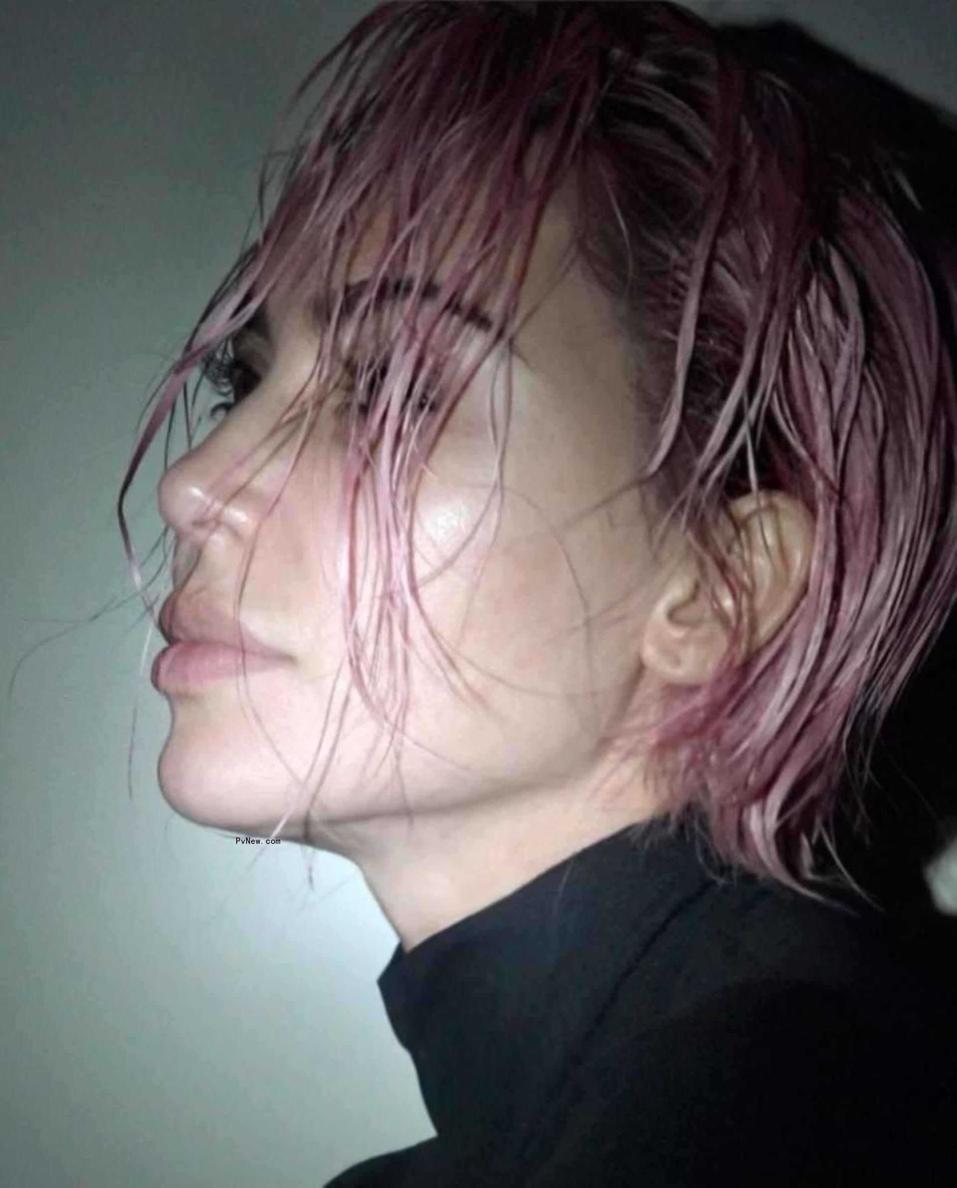 Kim Kardashian pink hair 2024