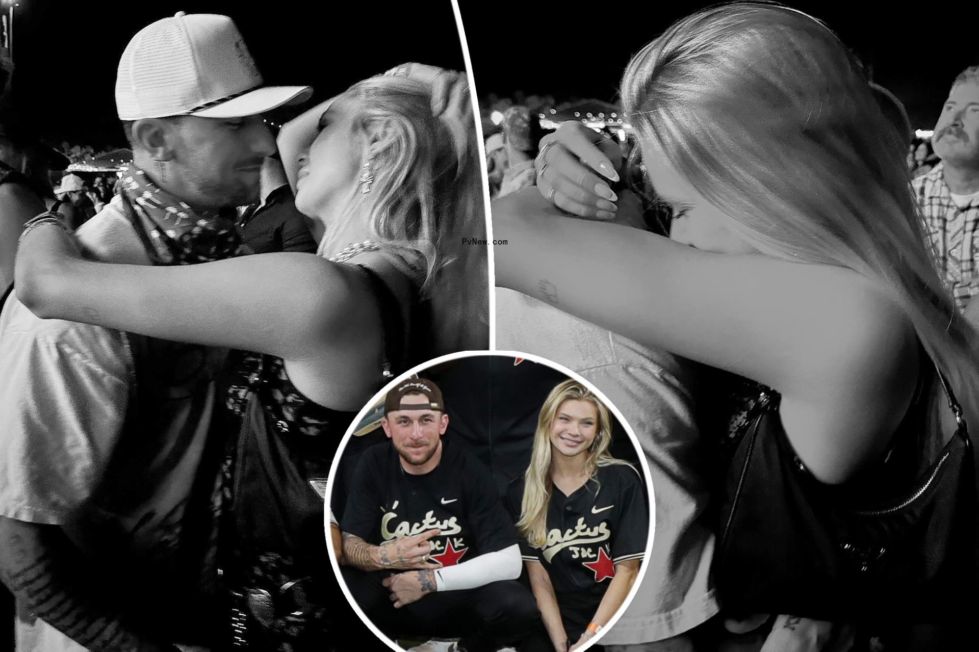Johnny Manziel, Josie Canseco make relatio<i></i>nship Instagram-official with Stagecoach PDA photos