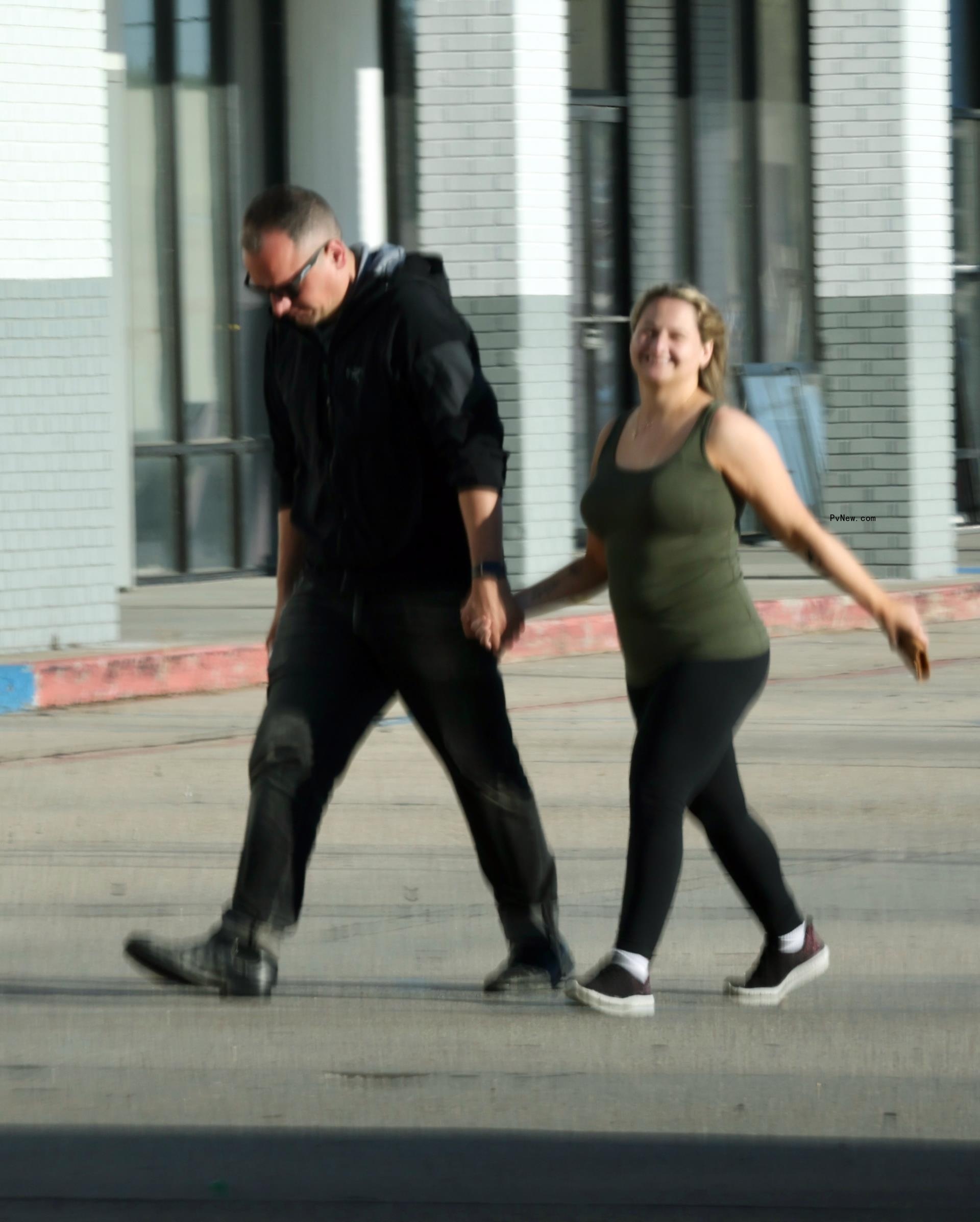 Ken Urker and Gypsy Rose Blanchard holding hands
