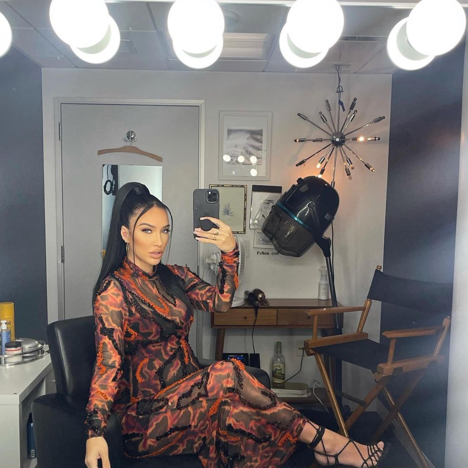 A mirror selfie of Bre Tiesi.