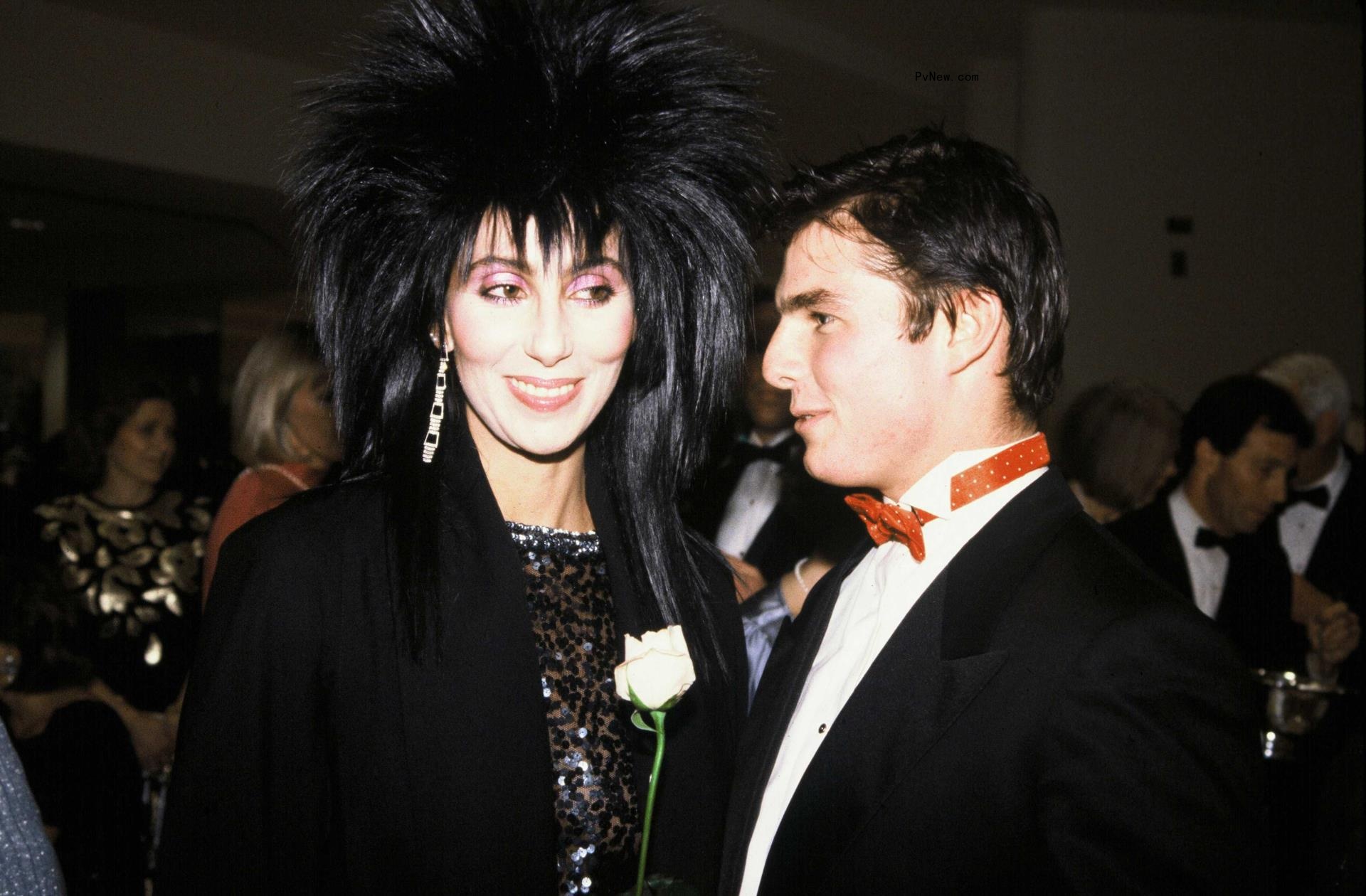 Cher and Tom Cruise.