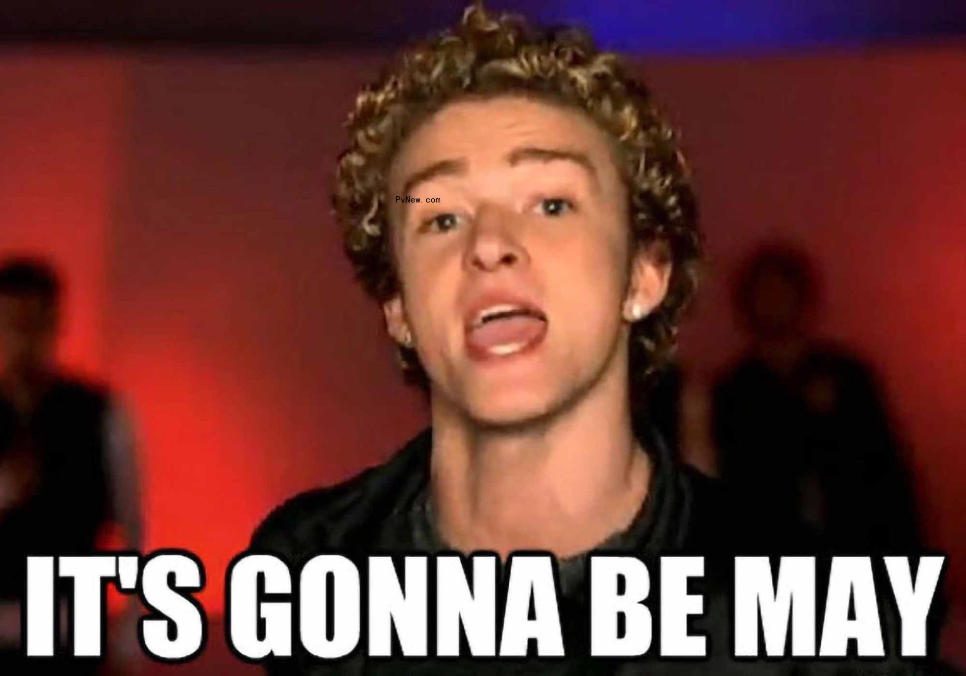 it's go<i></i>nna be may meme with justin timberlake
