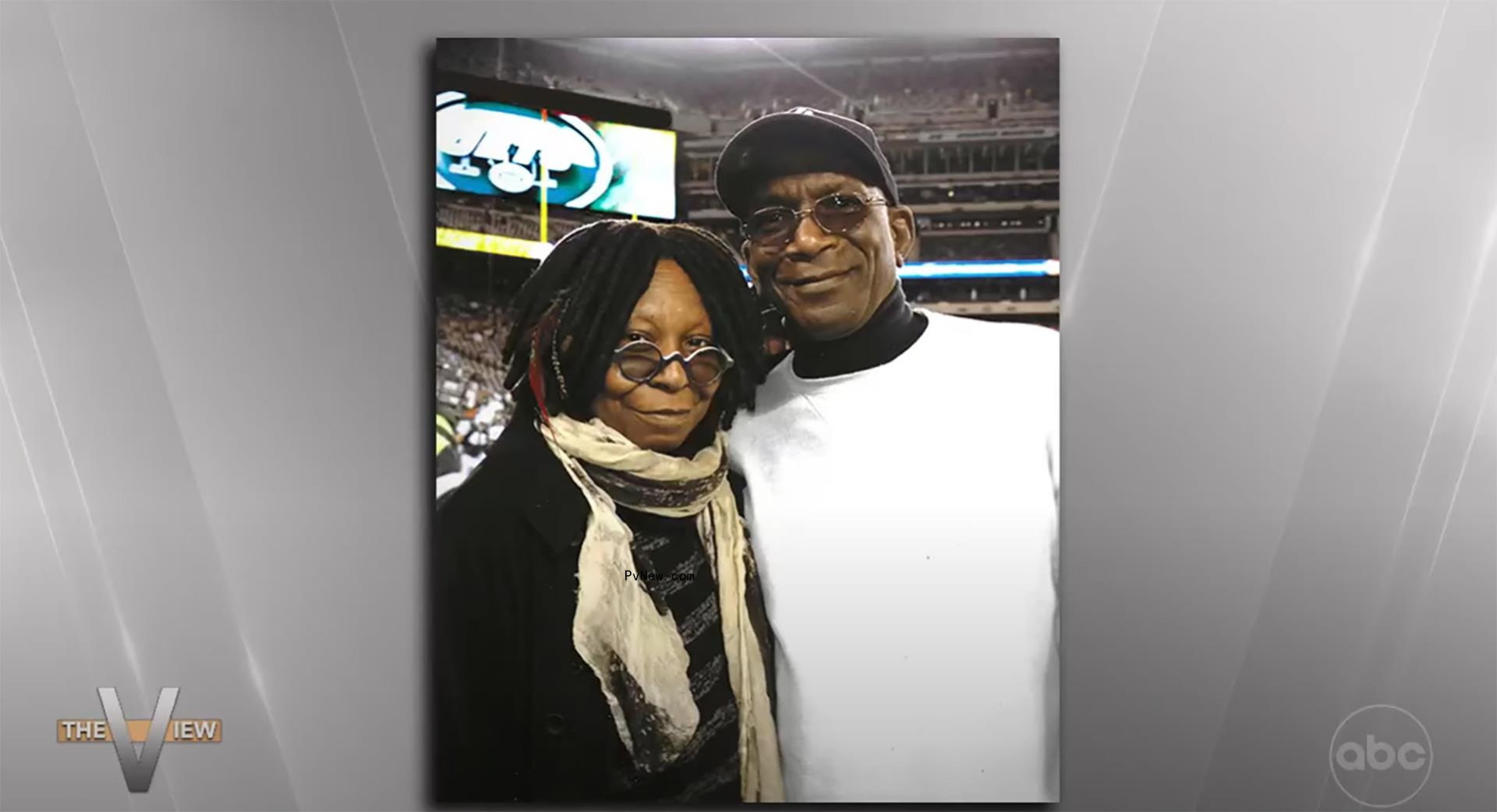 Whoopi Goldberg and brother Clyde