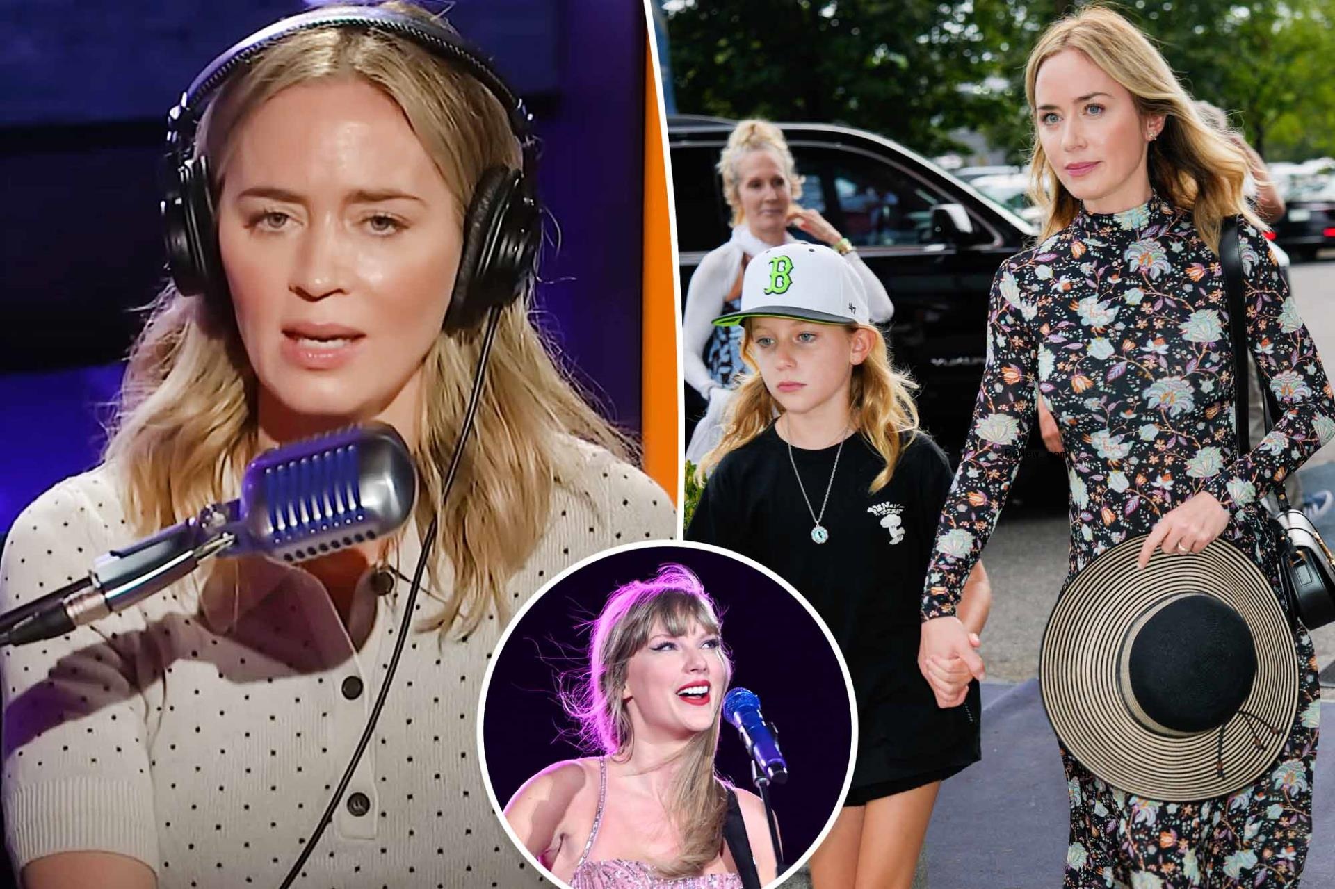 Emily Blunt praises 'very cool' Taylor Swift for hyping up daughter's haircut