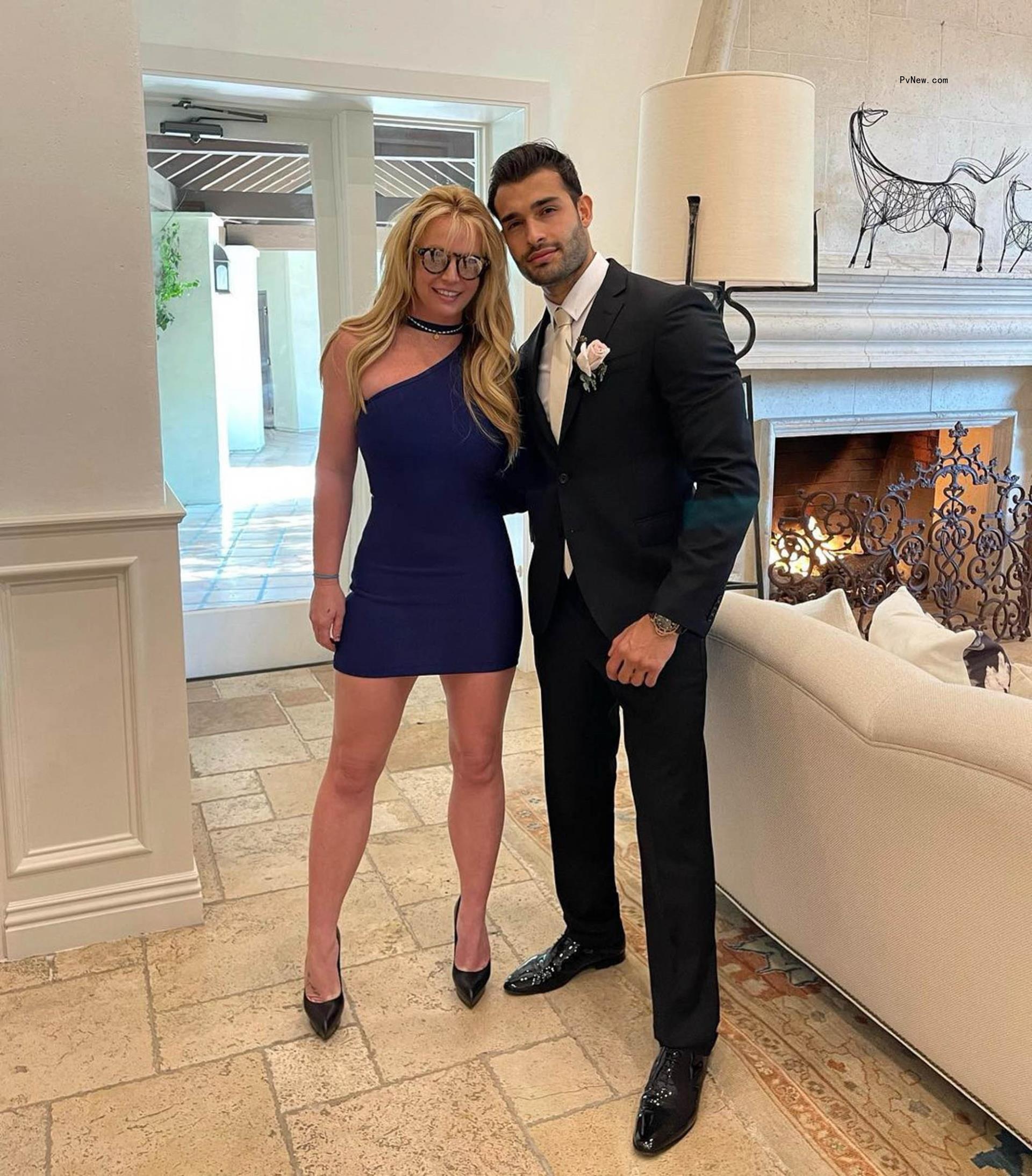 Britney Spears and Sam Asghari