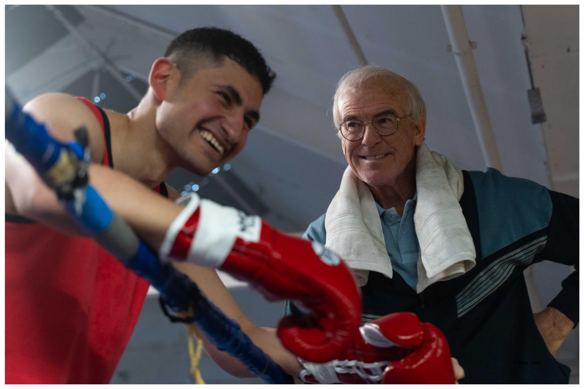 First-Look Photo of Pierce Brosnan, Amir El-Masry From Set of Boxing Drama ‘Giant’ Revealed