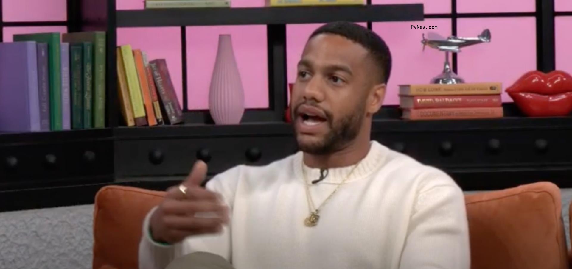Amir Lancaster in the Page Six studio.
