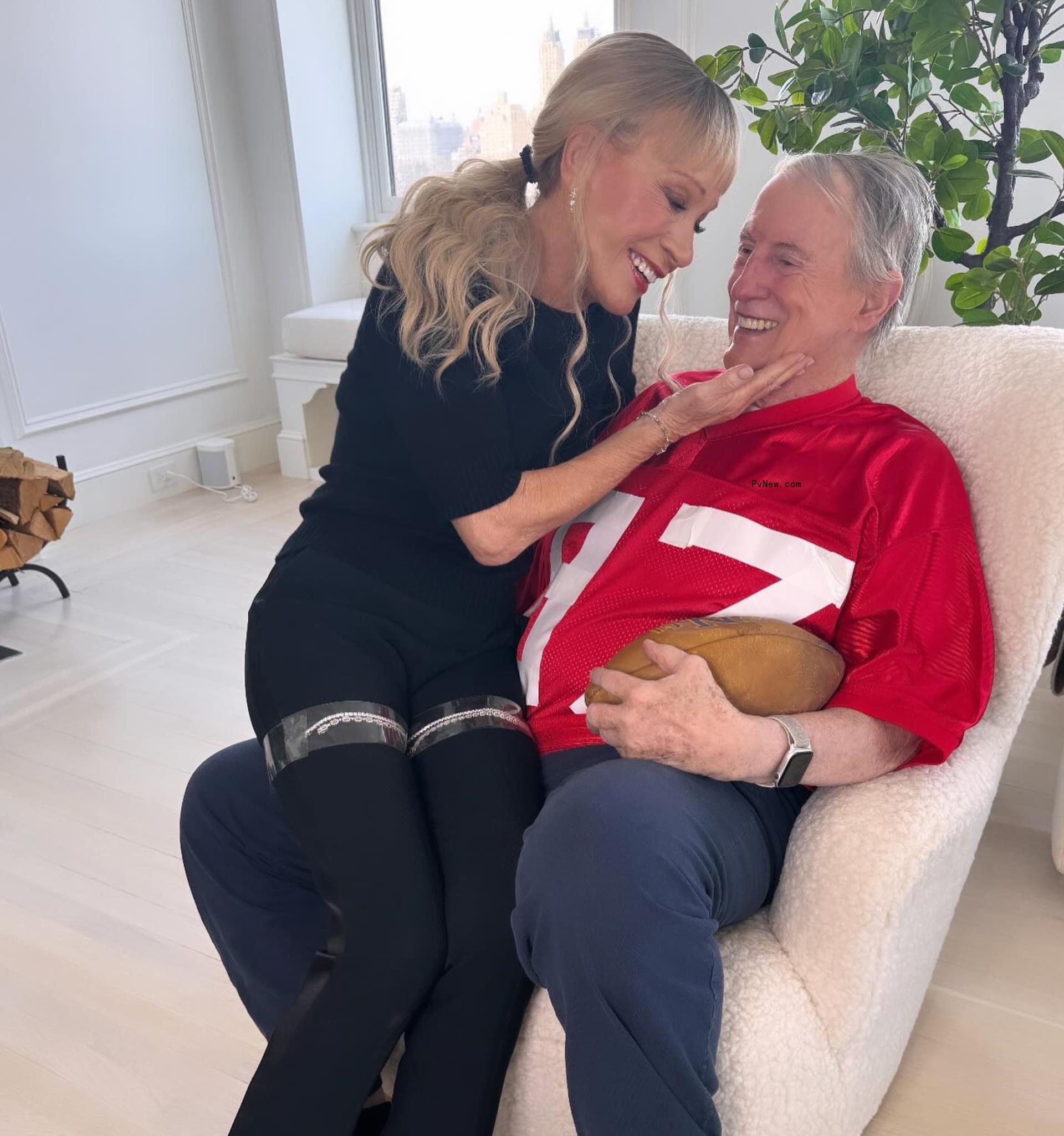 Barbara Corcoran Bill Higgins selfie