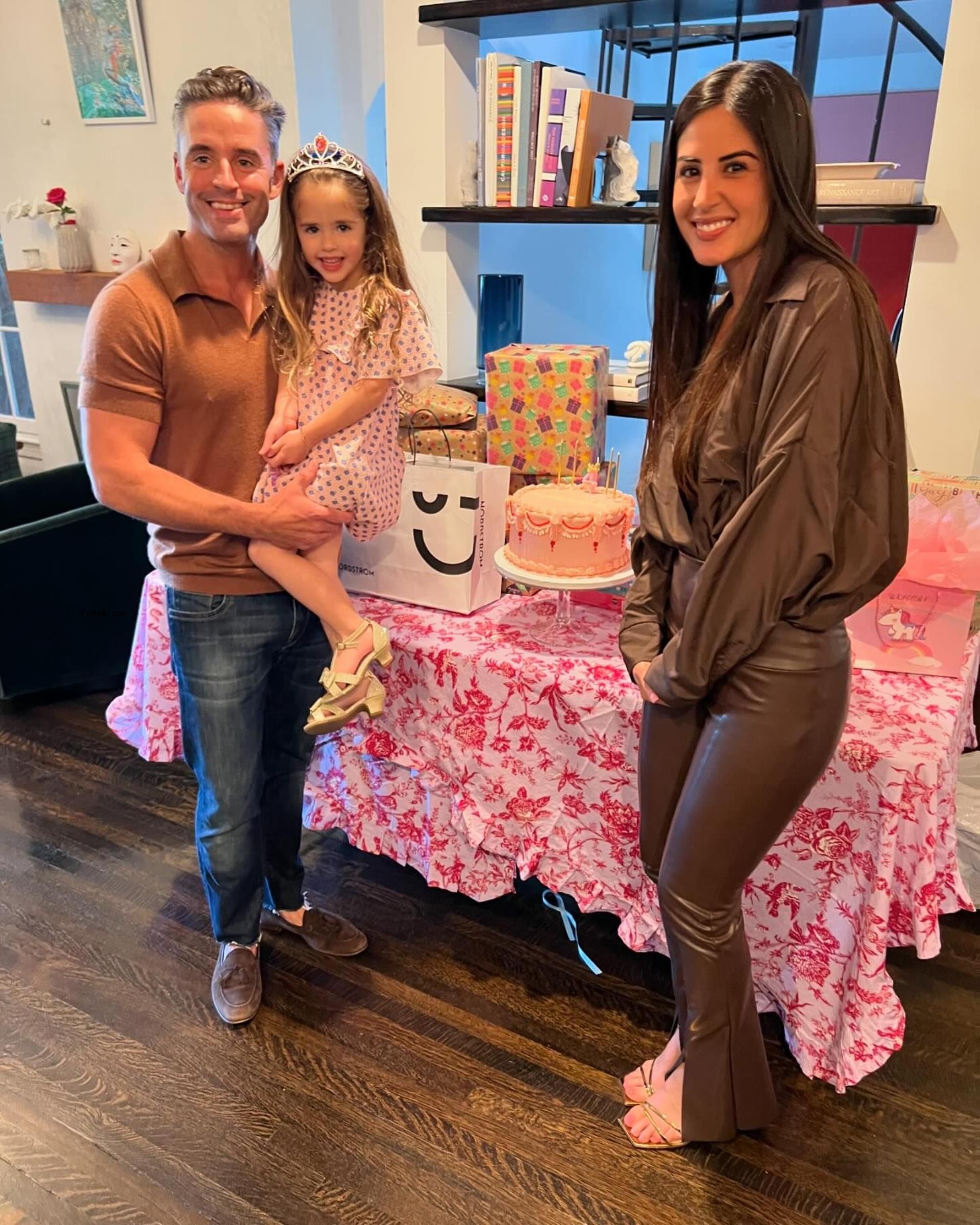 Michelle and Jesse Lally with daughter Isabella
