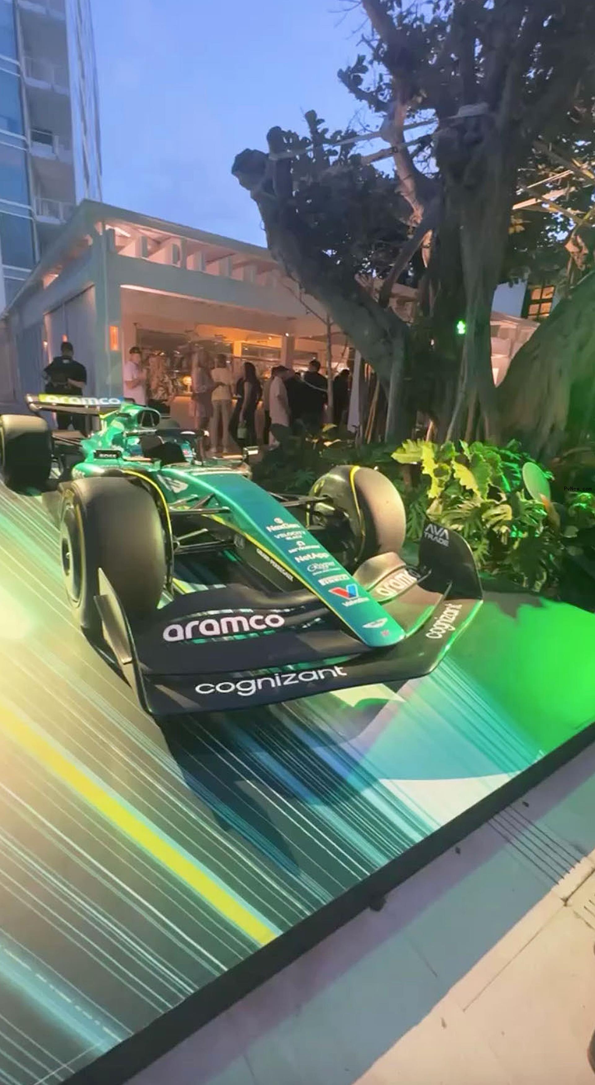 A Formula 1 car.