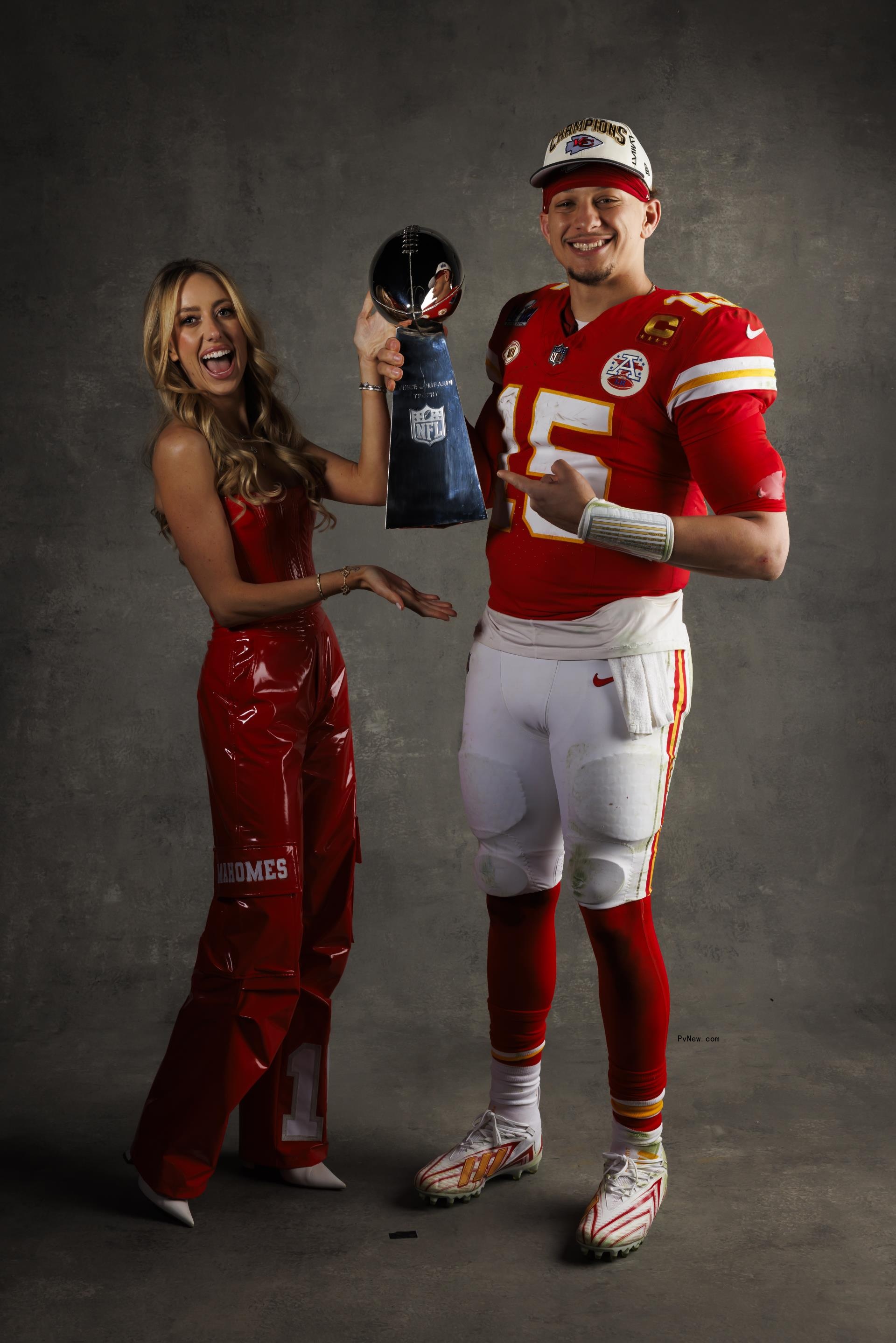 Patrick Mahomes and Brittany Mahomes