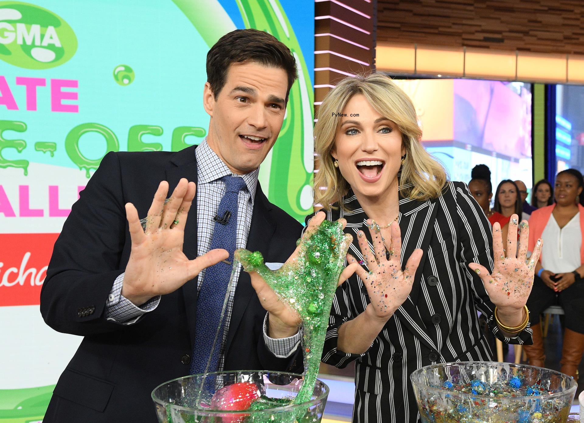 Rob Marciano and Amy Robach