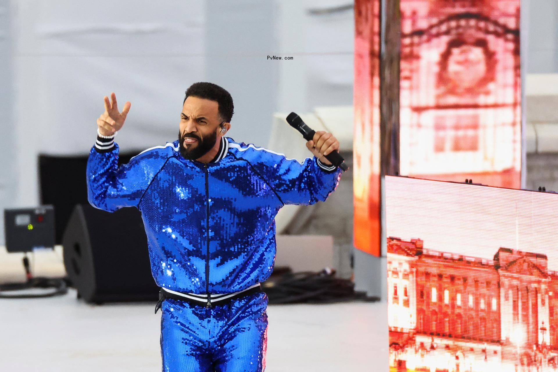 Craig David performing in 2022.