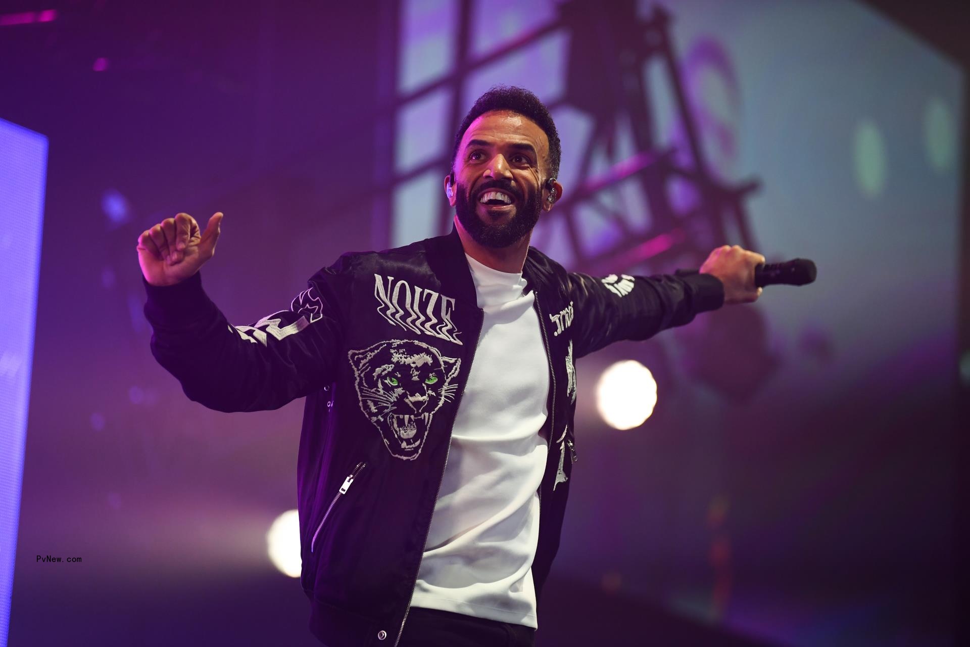 Craig David performing in London.