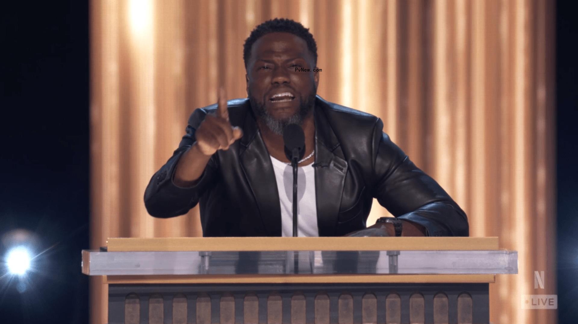 Kevin Hart at the Roast of Tom Brady.