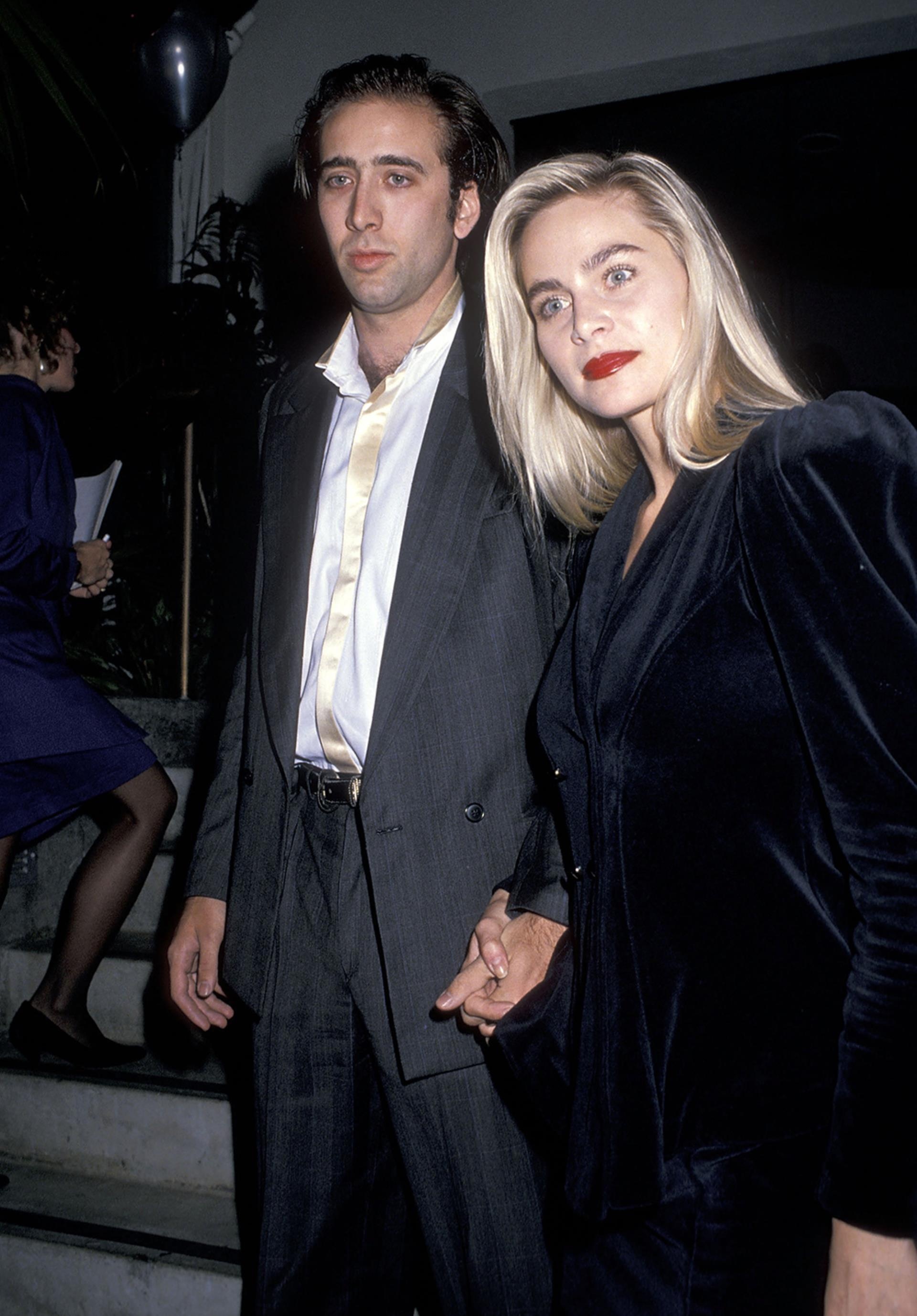 Nicolas Cage and girlfriend Christina Fulton 