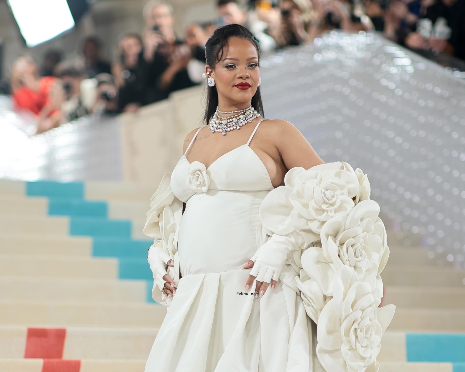 Rihanna at the 2023 Met Gala.