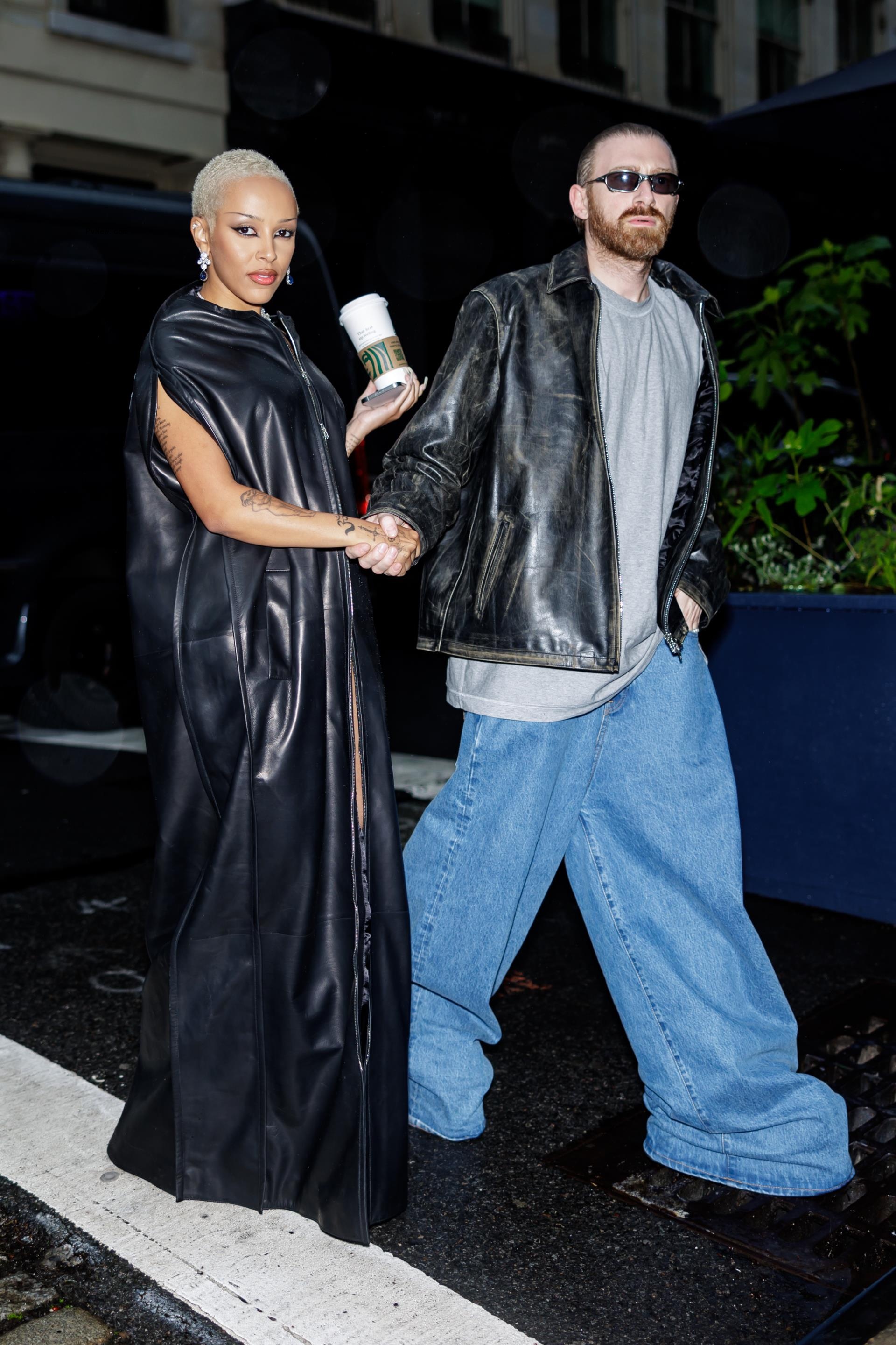 Doja Cat black cape