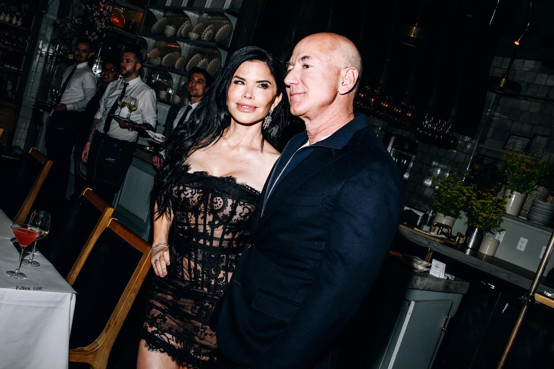 Lauren Sánchez and Jeff Bezos