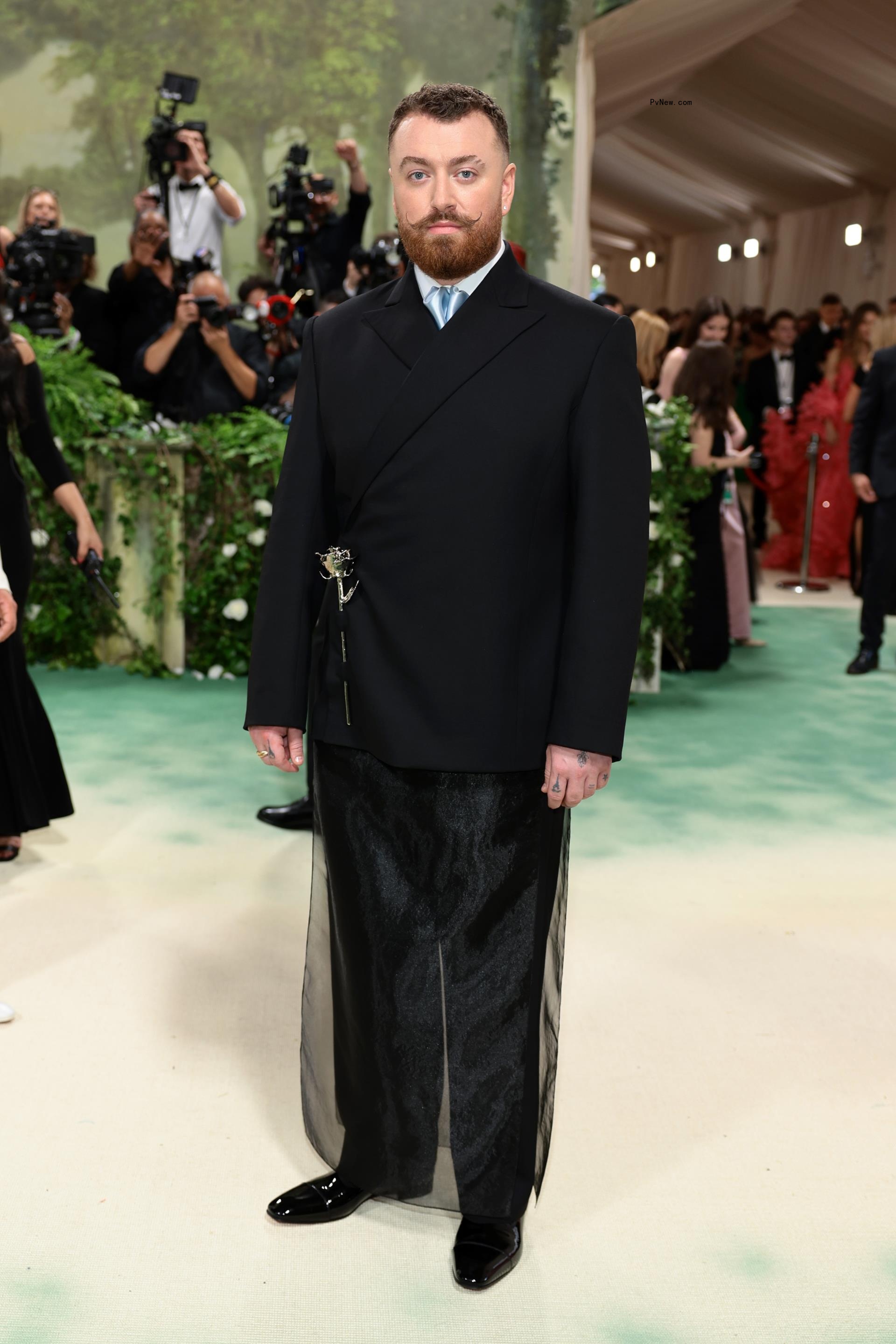 Sam Smith attends The 2024 Met Gala.