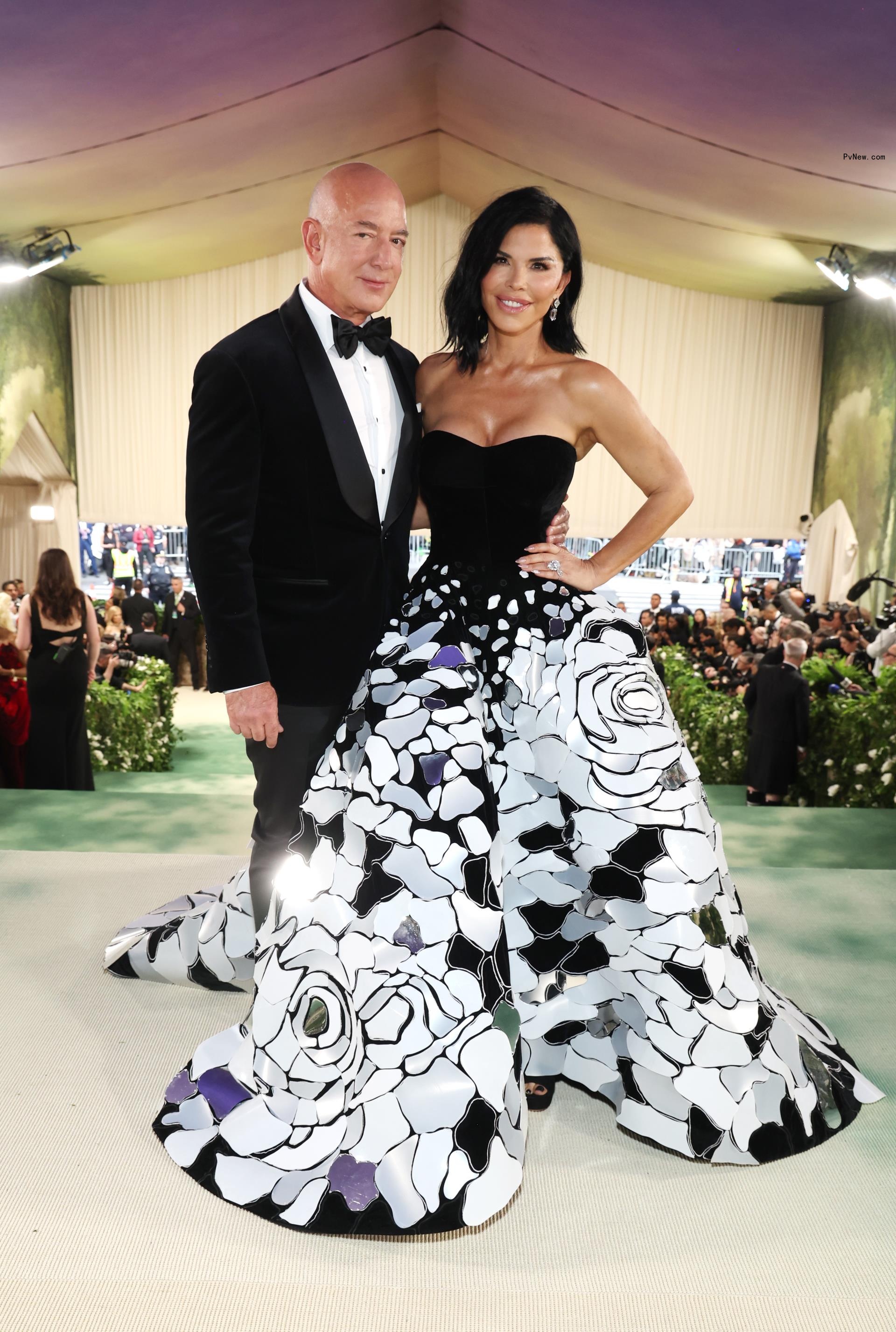 Lauren Sánchez and Jeff Bezos