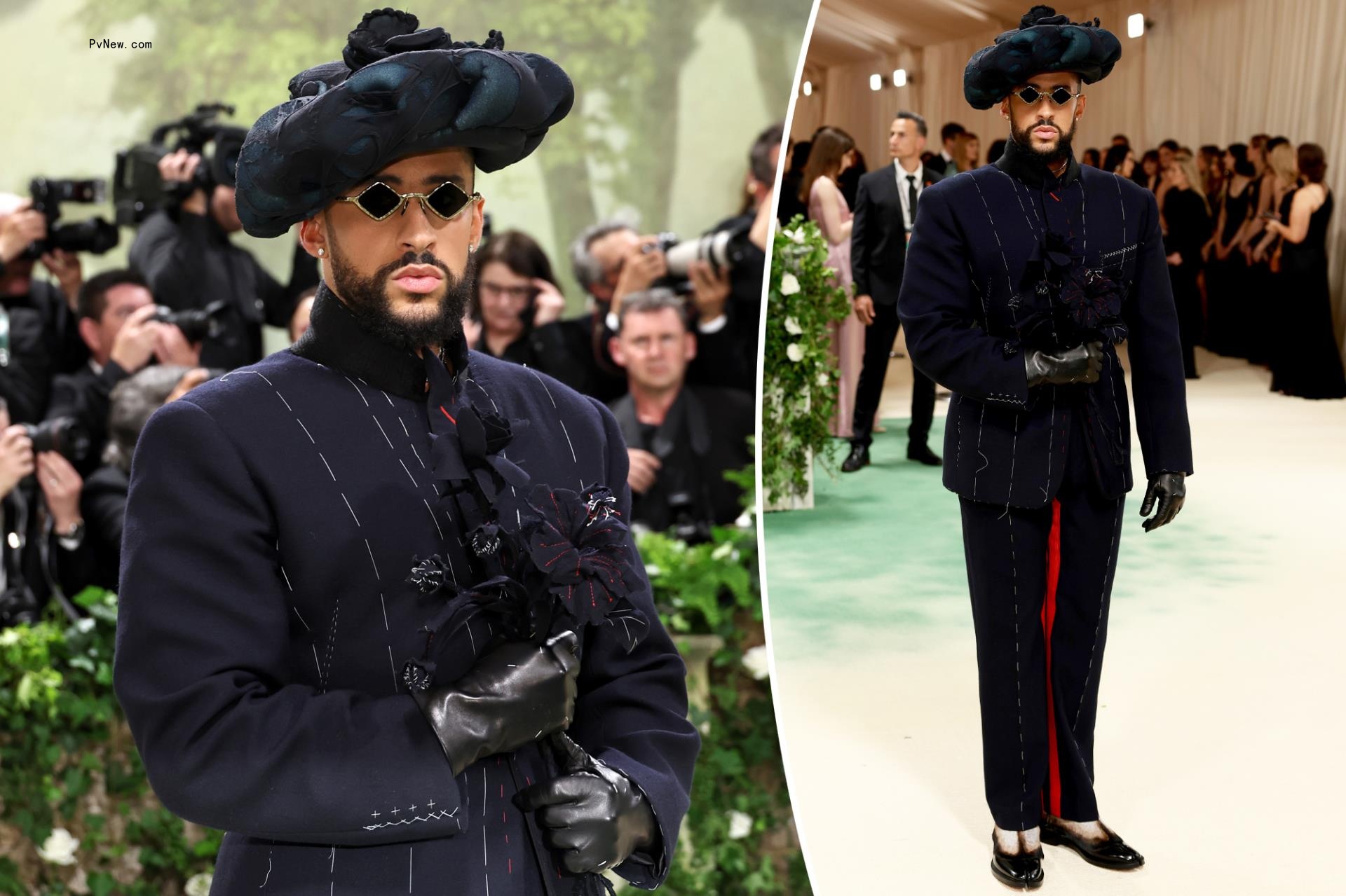 Bad Bunny is a fashion matador on the 2024 Met Gala red carpet