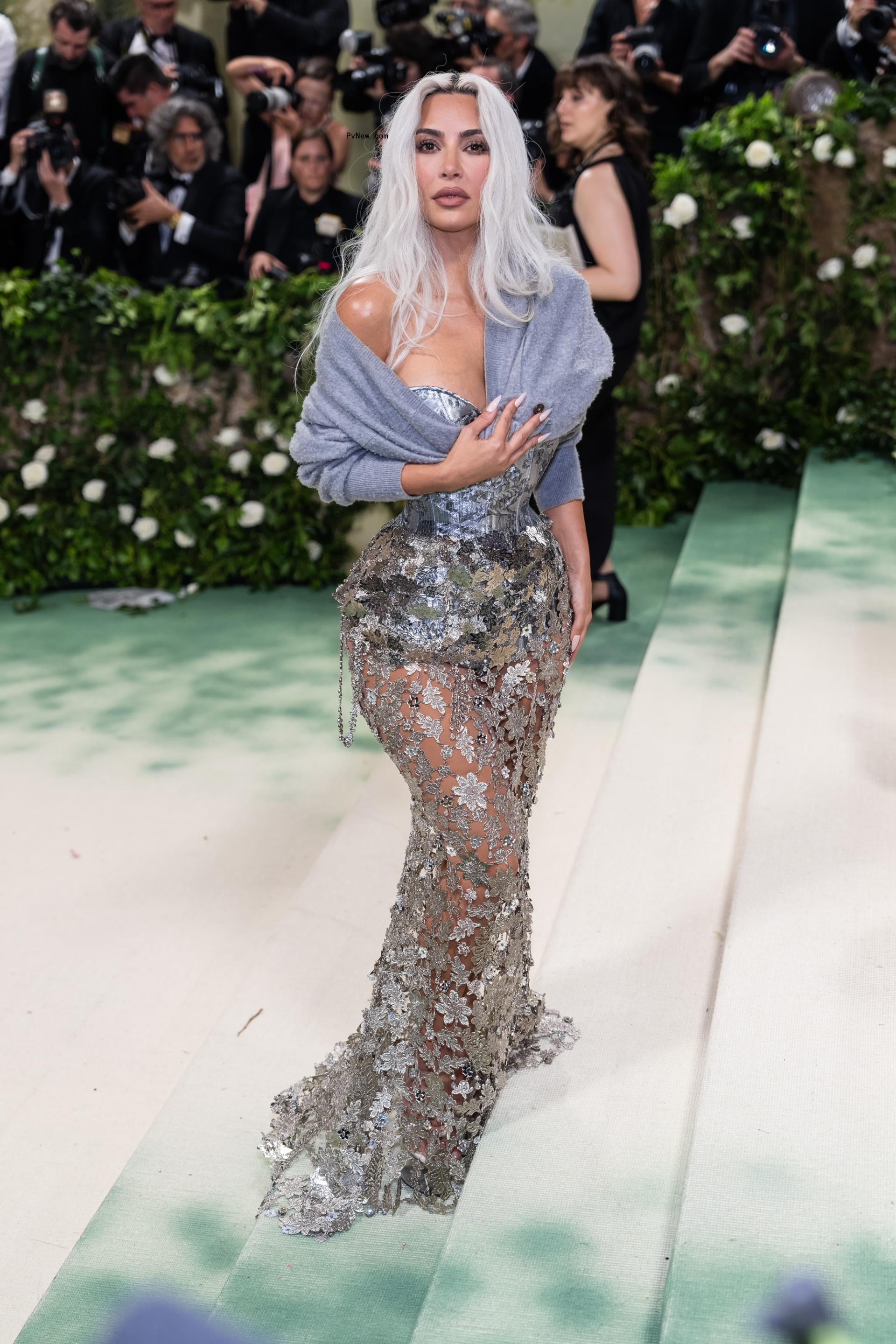 Kim Kardashian at the 2024 Met Gala. 