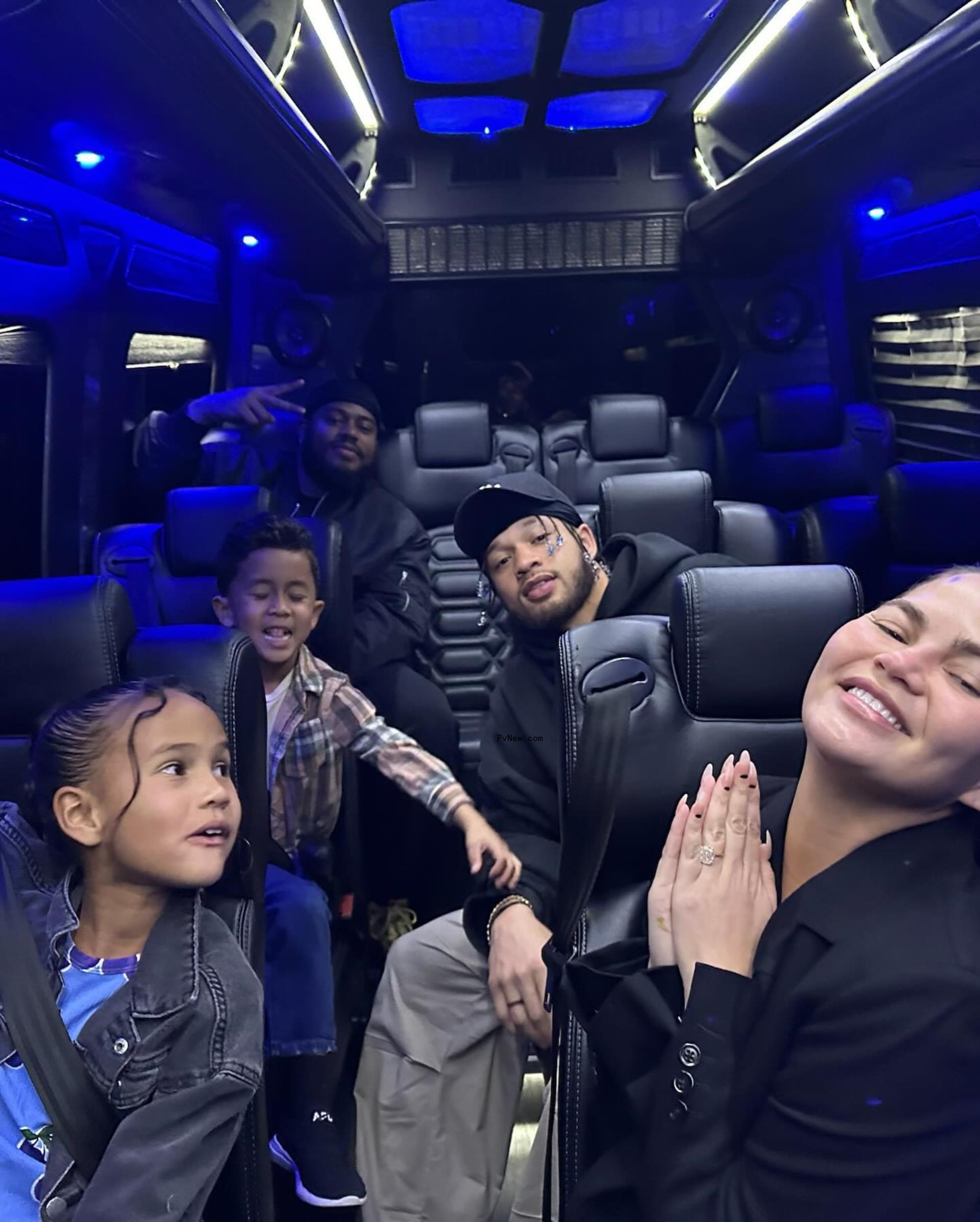 Chrissy Teigen and kids