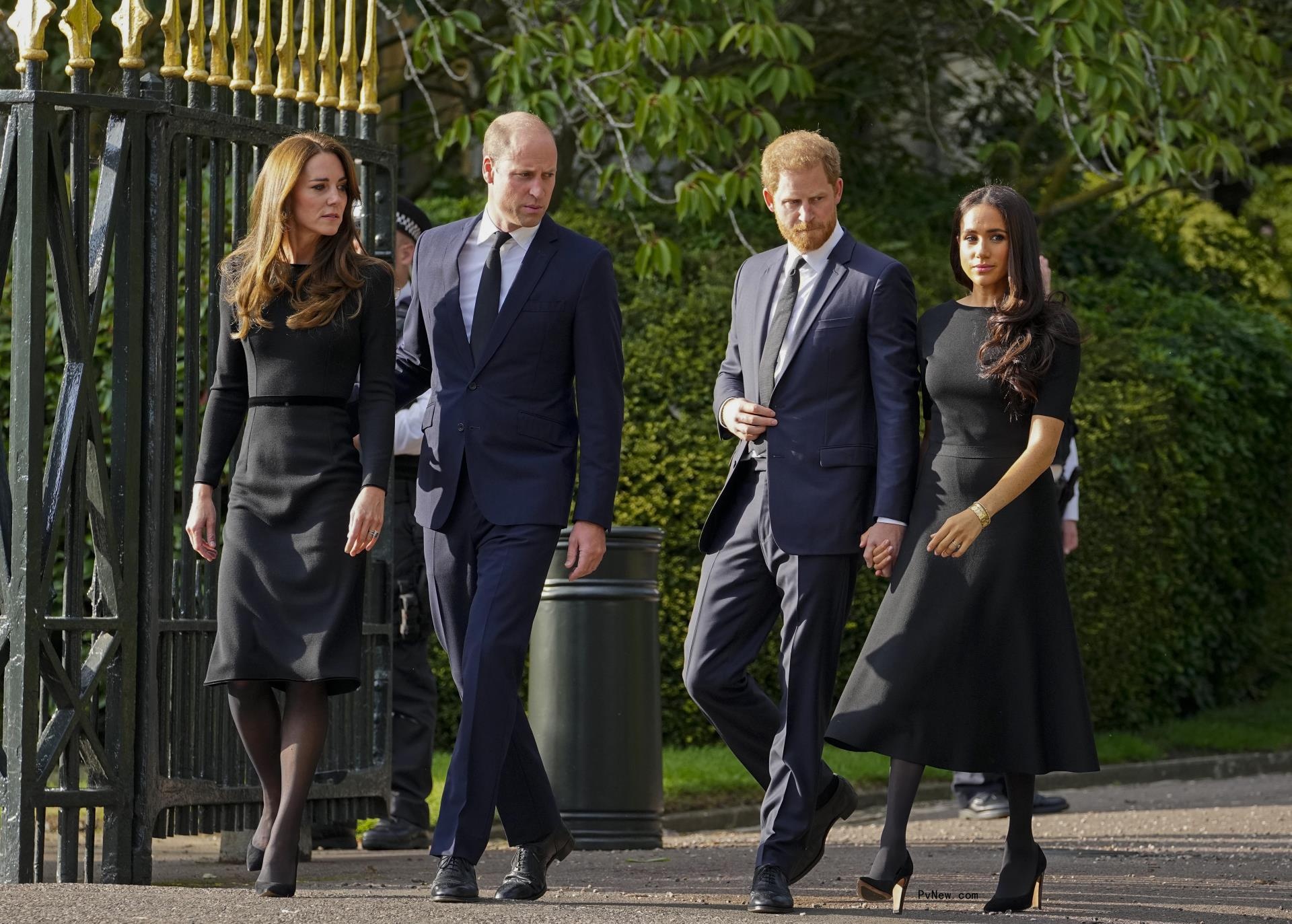 kate middleton, prince william, prince harry and meghan markle