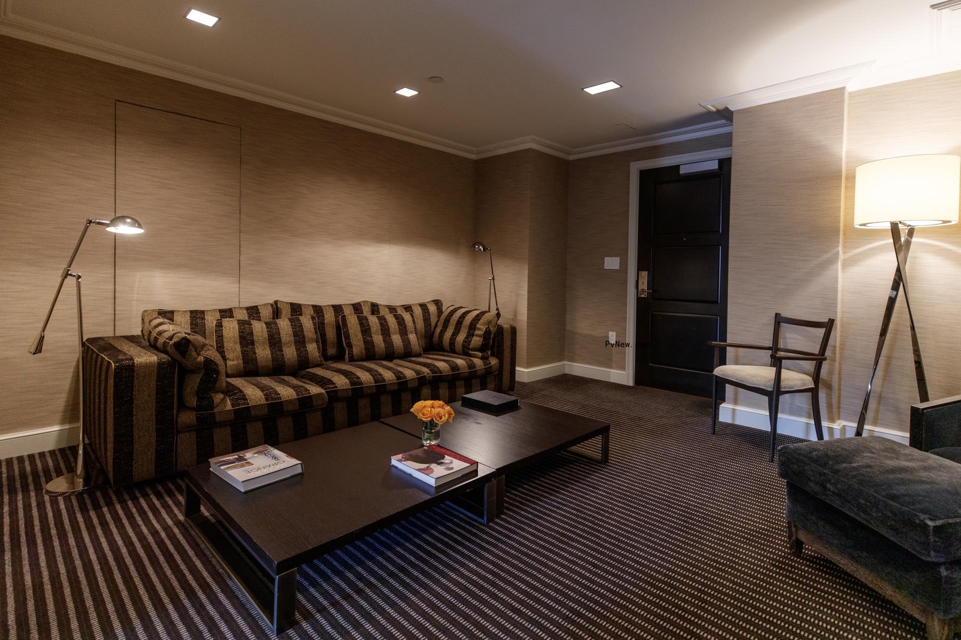 The Mark Hotel refrigerator interior 