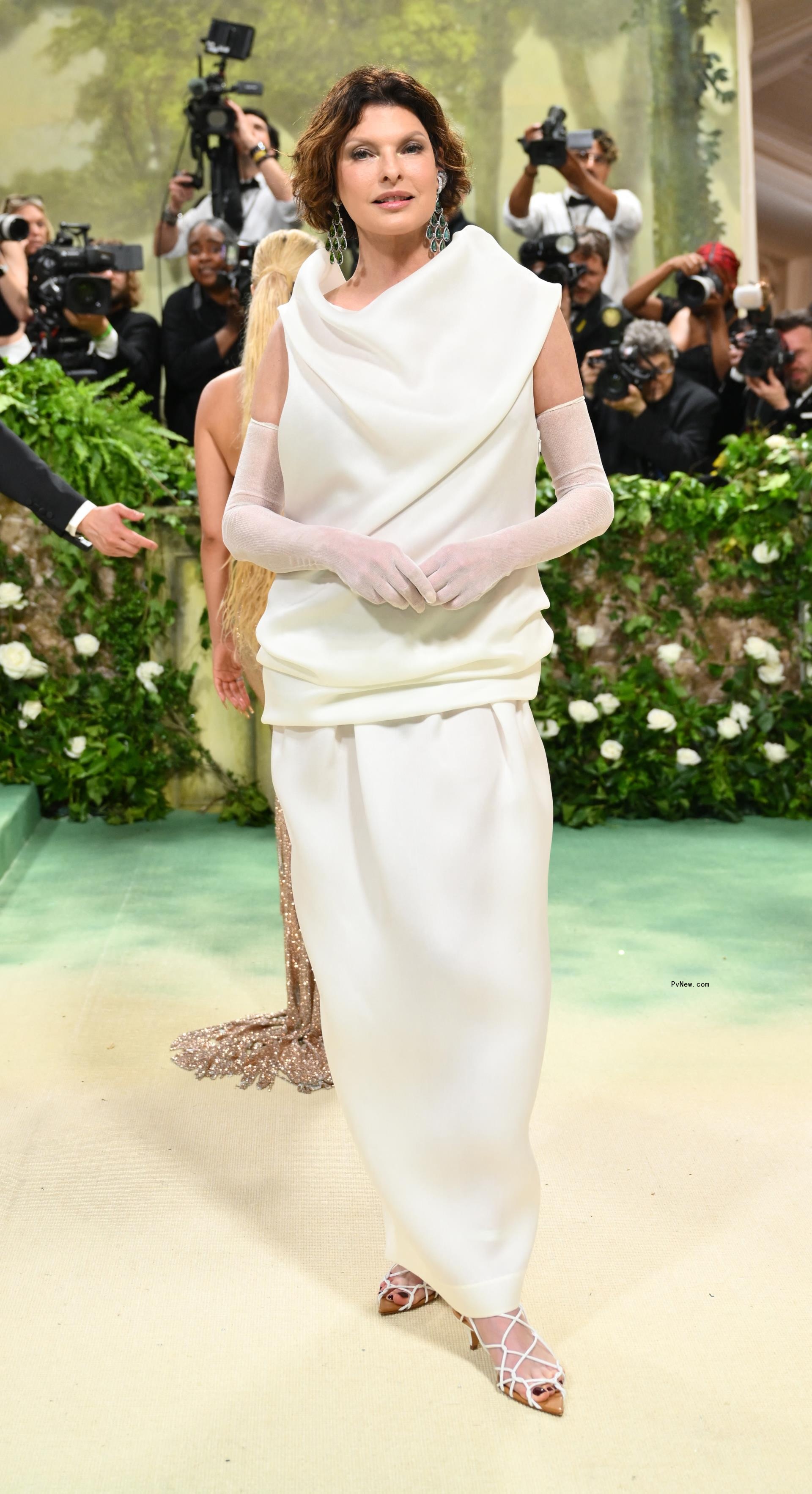 Linda Evangelista at the Met Gala.